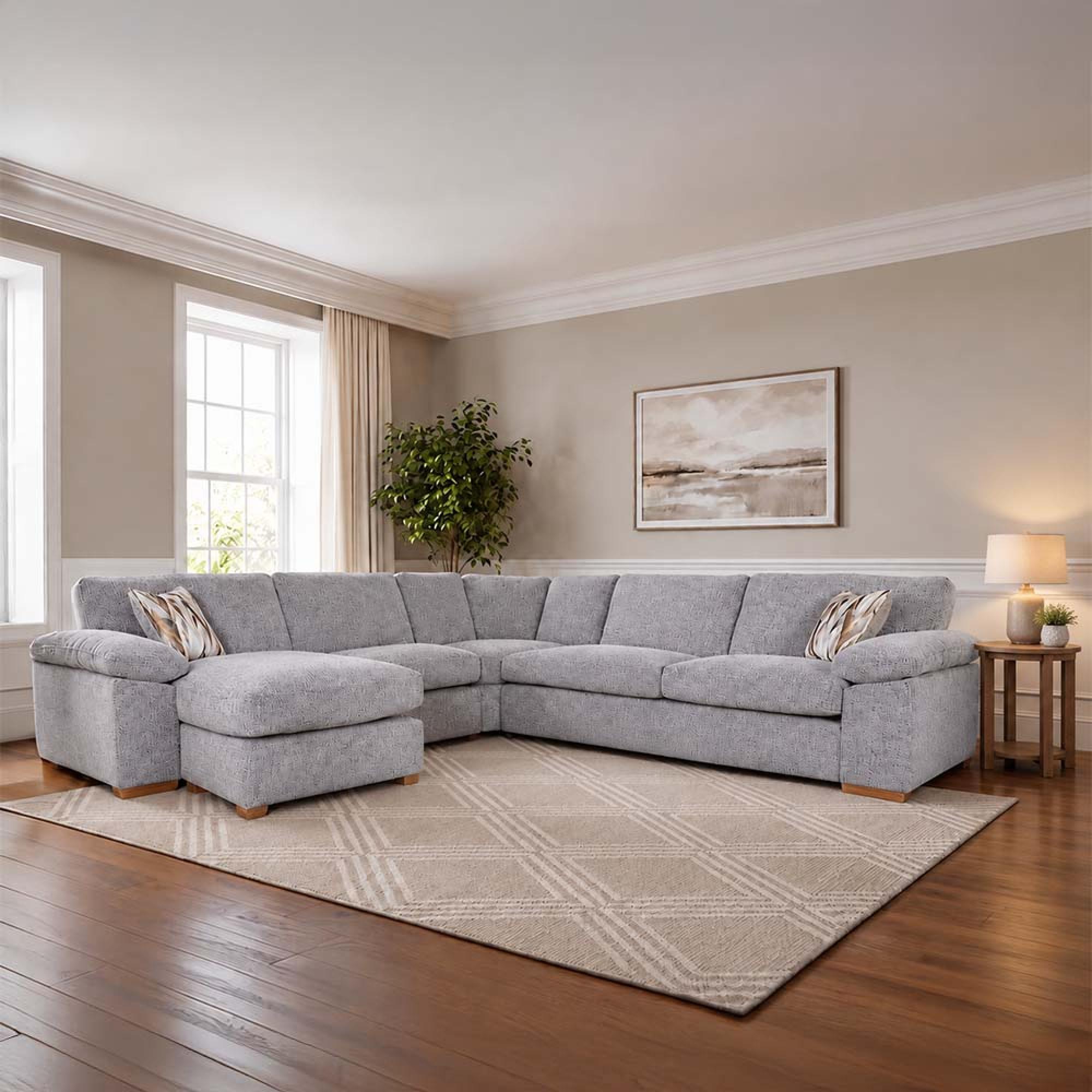 Buoyant Dexter Fabric Corner Sofa - L2V+VP/COR/RH2 - Variation Available