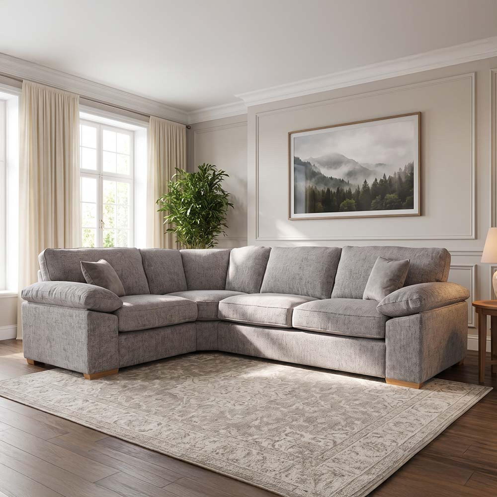 Buoyant Dexter Fabric Corner Sofa - LH1/COR/RH2 - Variation Available