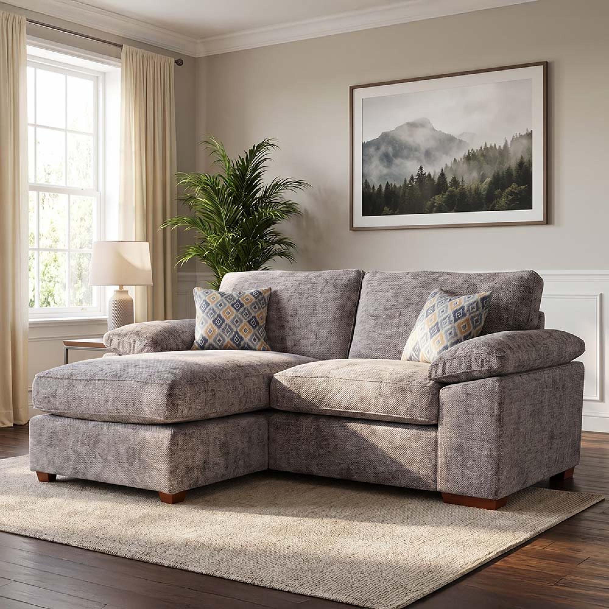 Buoyant Dexter Fabric Reversible Chaise Sofa - 3RV/RFV - Variation Available