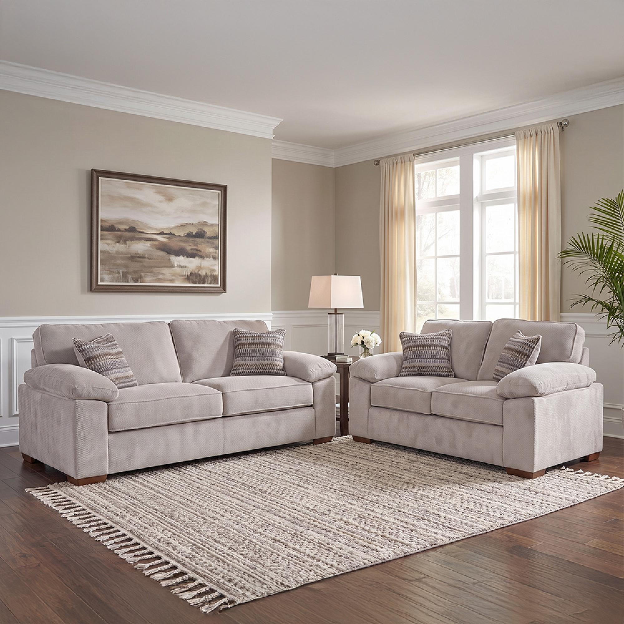 Buoyant Dexter Fabric Sofa Set - 3+2 Seater - Variation Available
