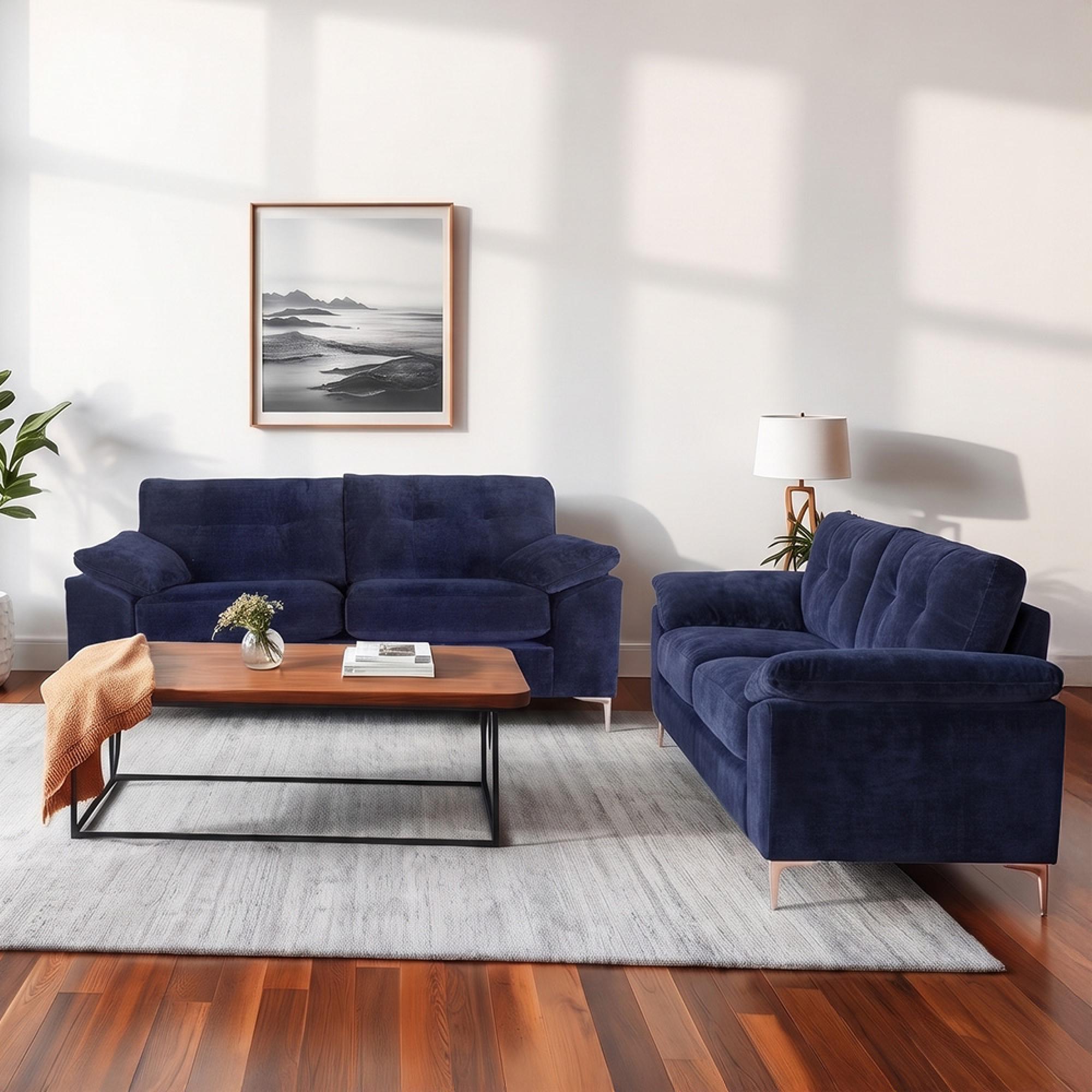 Buoyant Elsie Fabric Sofa Set - 3+2 Seater - Variation Available
