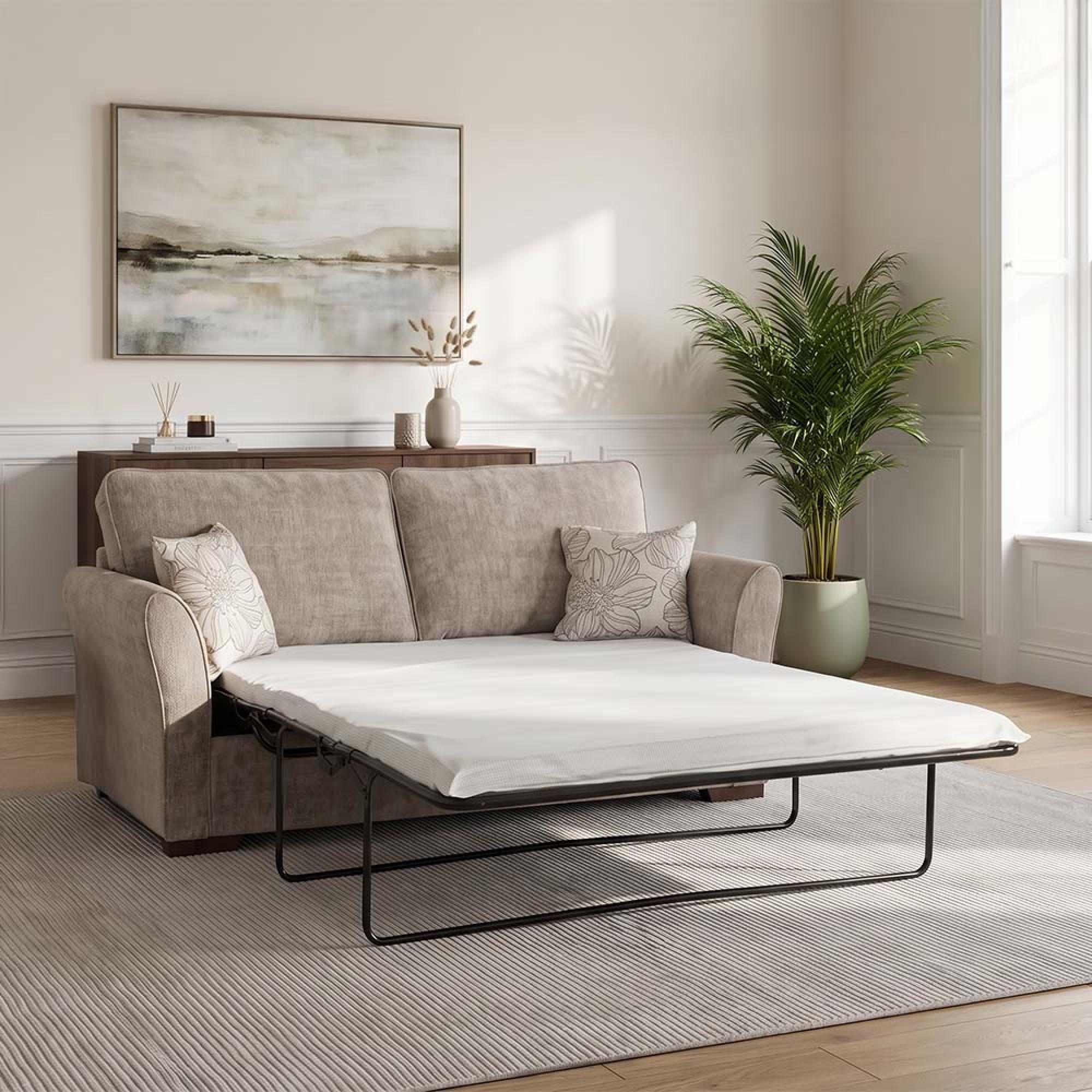Buoyant Fairfield Fabric Sofa Bed - 3 Seater - Pull Out - Variation Available