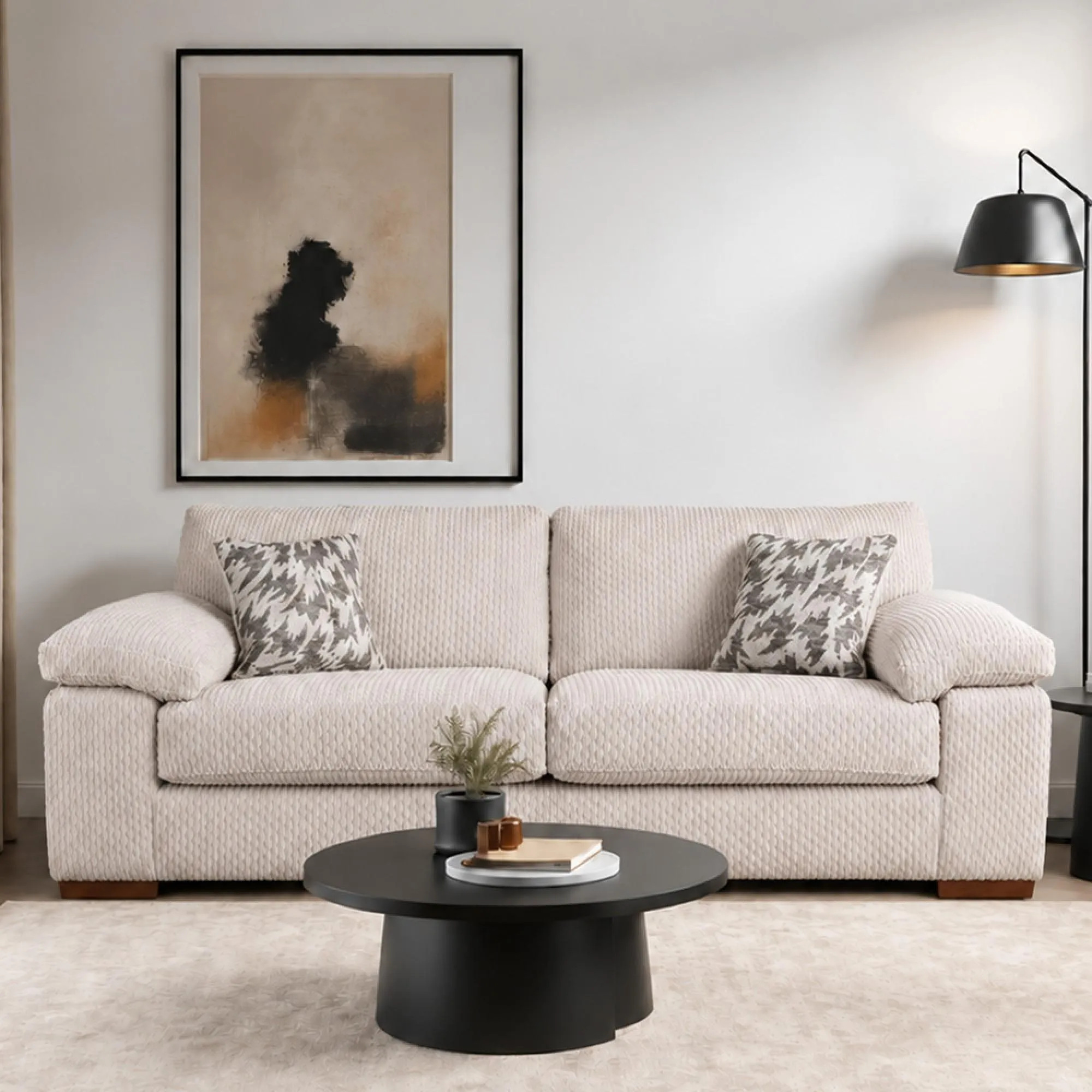Buoyant Lara Fabric Sofa - 4 Seater - Variation Available