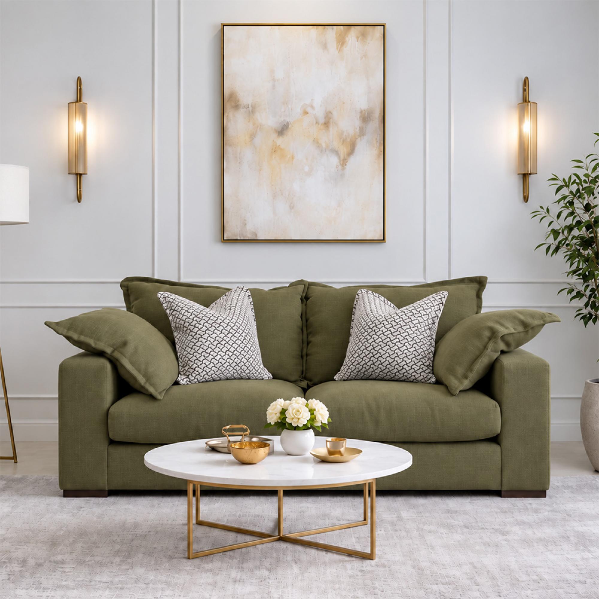Buoyant Lennox Fabric Sofa - 2 Seater - Variation Available