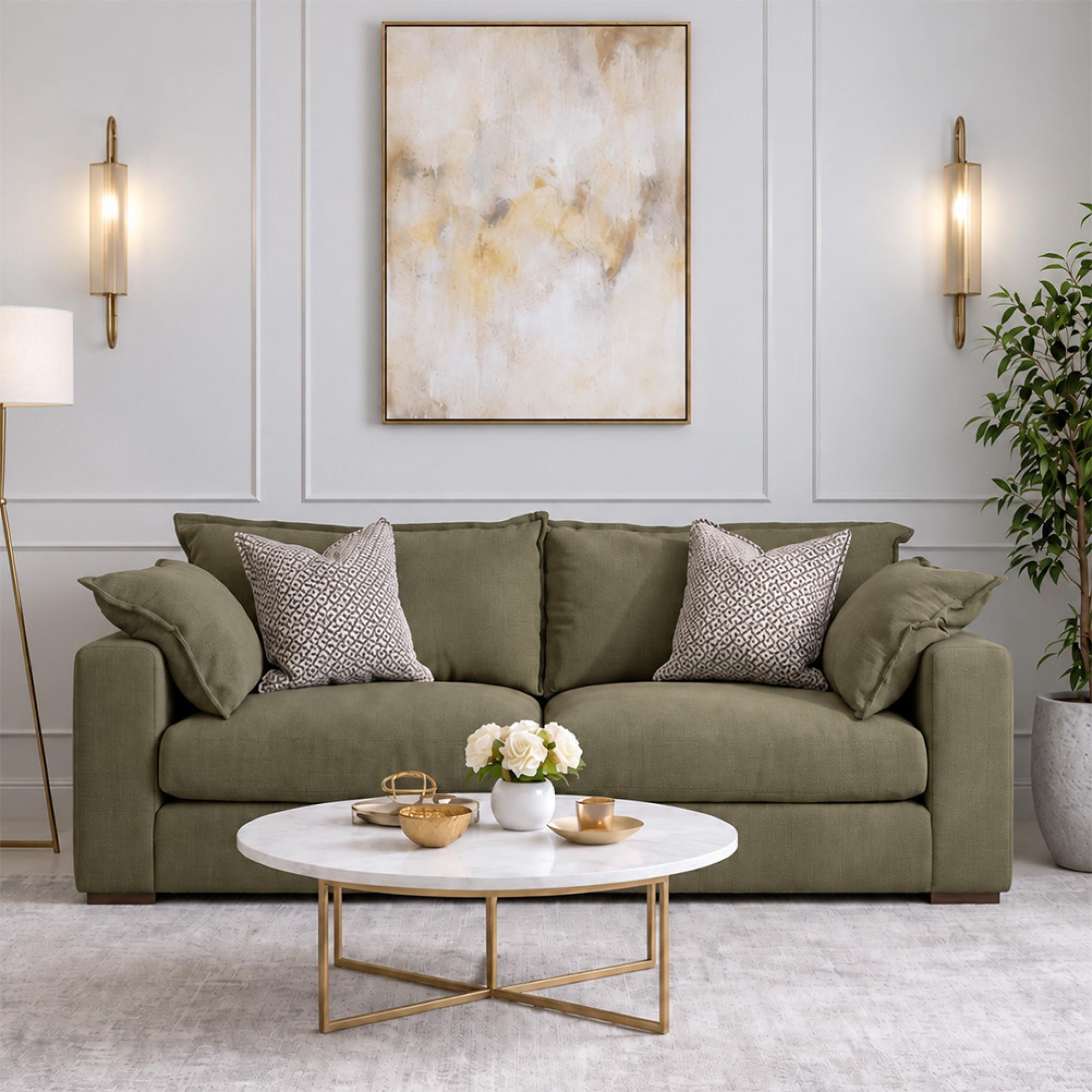 Buoyant Lennox Fabric Sofa - 3 Seater - Variation Available