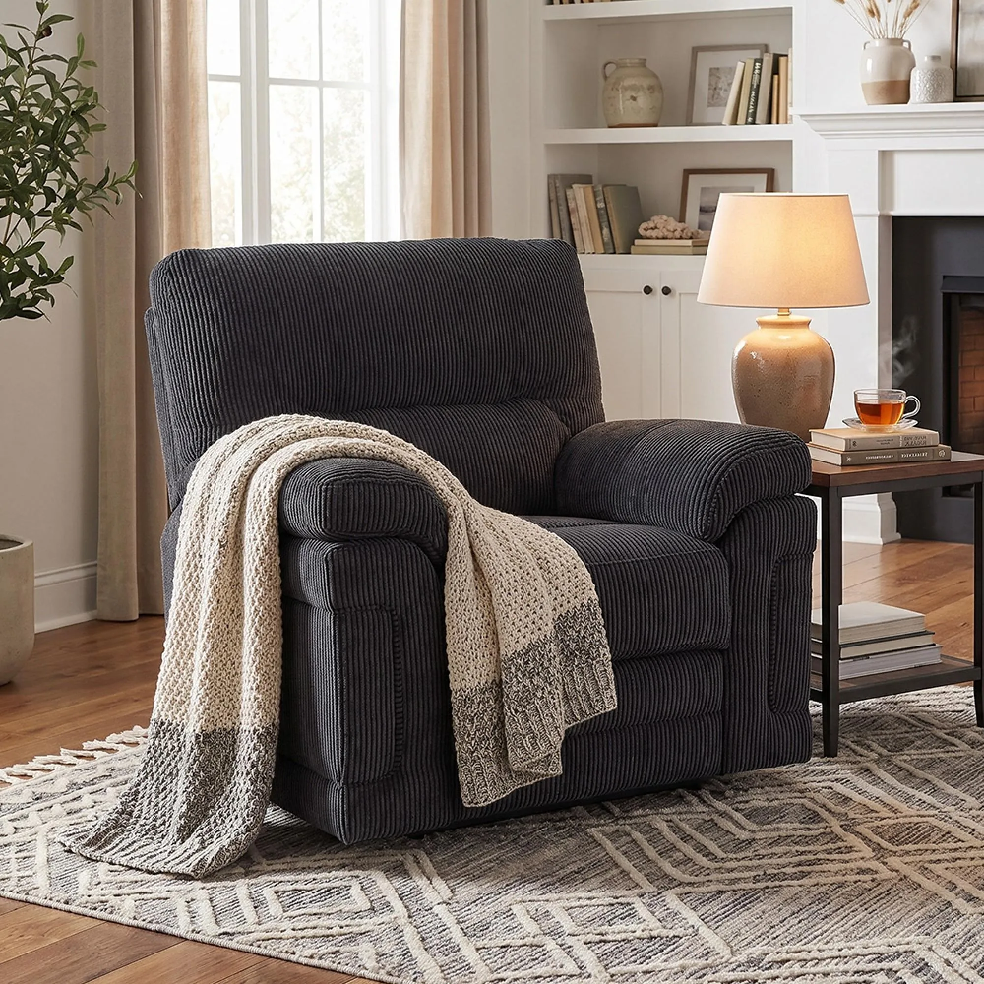 Buoyant Plaza Fabric Recliner Armchair - Variation Available