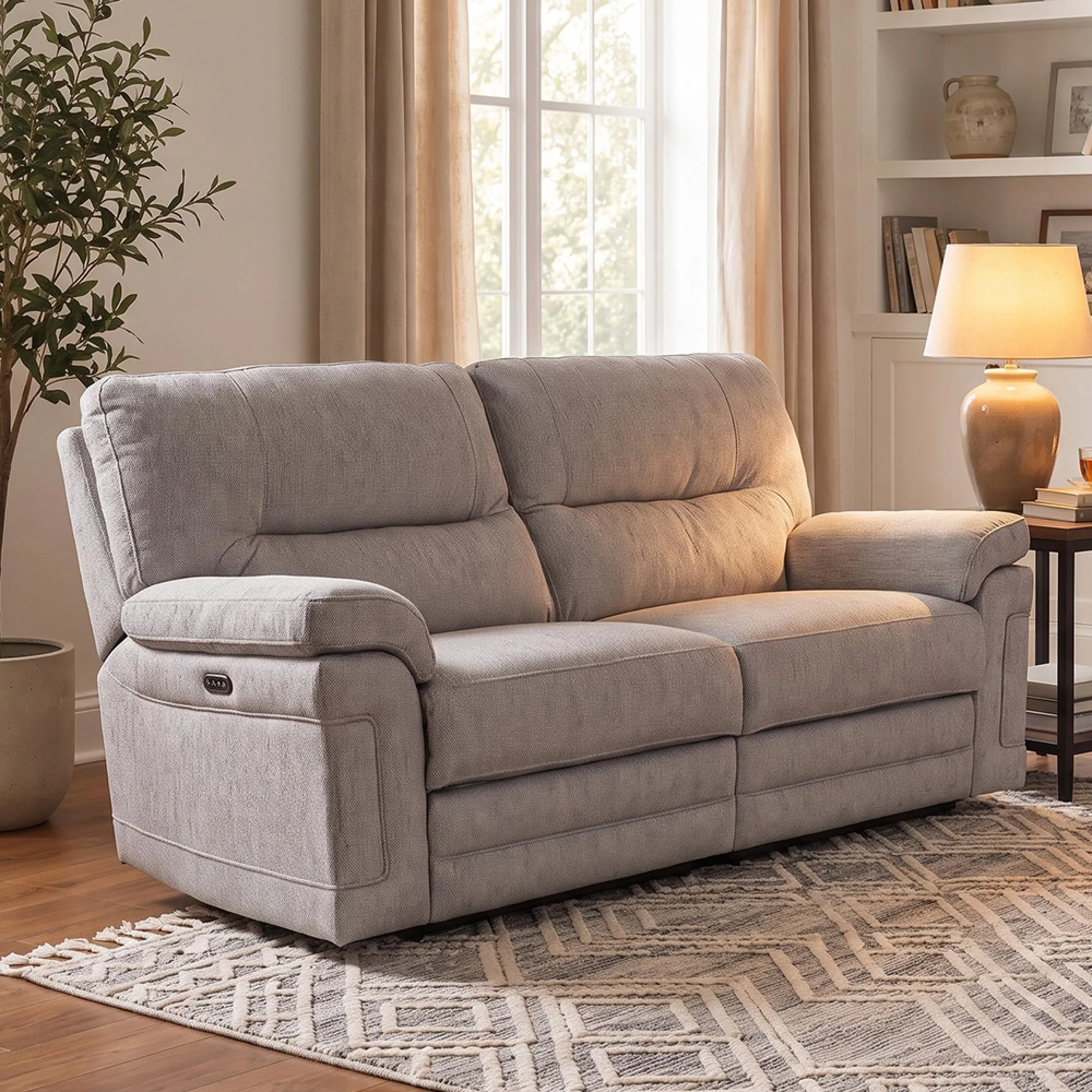 Buoyant Plaza Fabric Sofa - 3 Seater Recliner - Variation Available