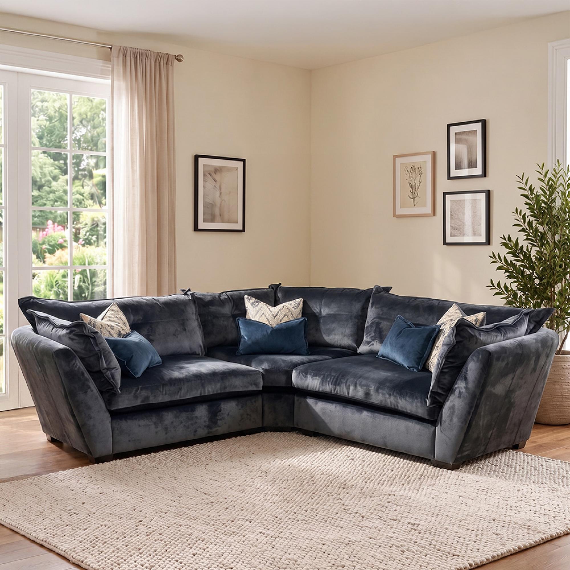 Buoyant Sully Fabric Corner Sofa - 4ML/COR/4MR - Variation Available