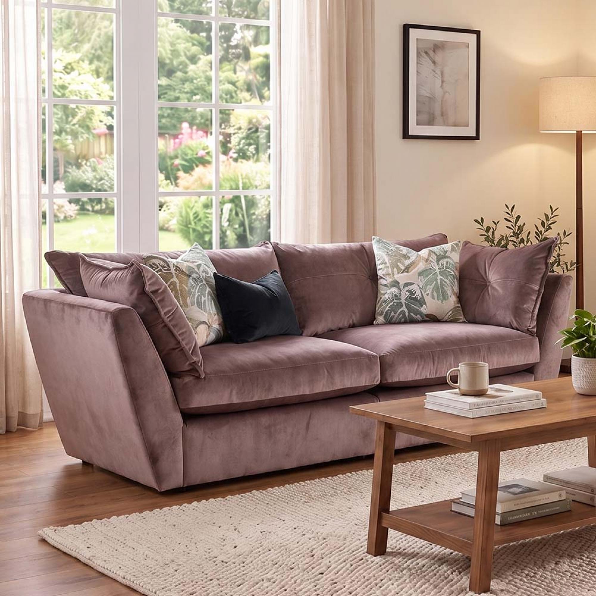 Buoyant Sully Fabric Sofa - 4 Seater - Variation Available