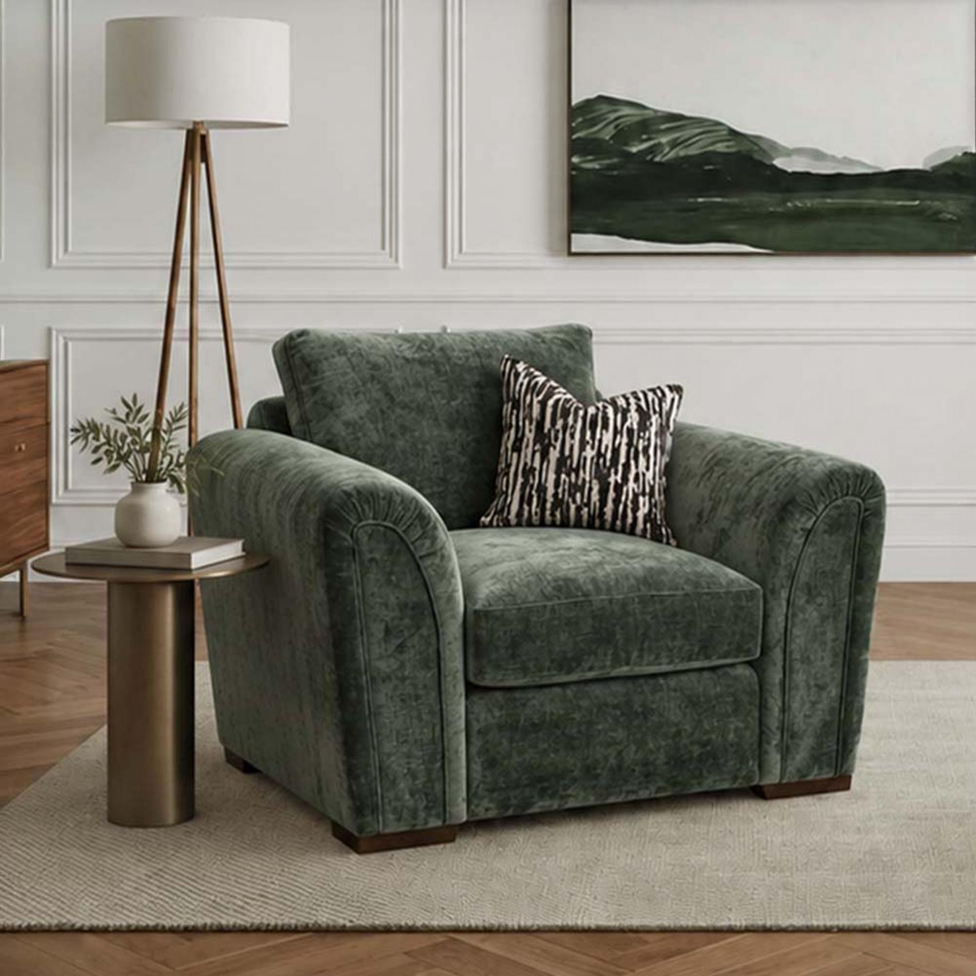 Buoyant Utopia Fabric Armchair - Variation Available