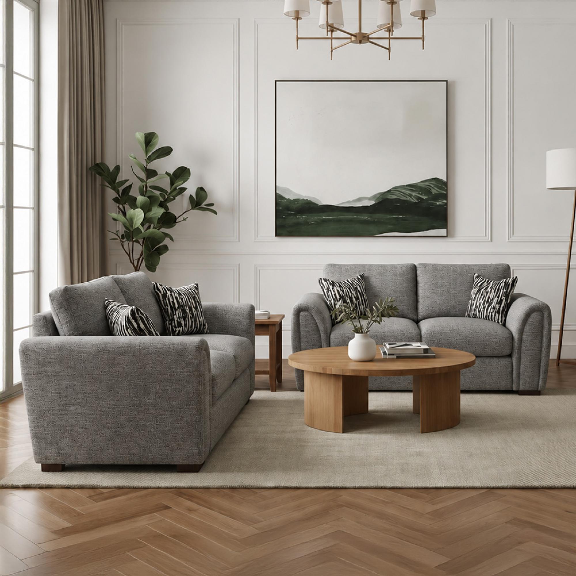 Buoyant Utopia Fabric Sofa Set - 3+2 Seater - Variation Available
