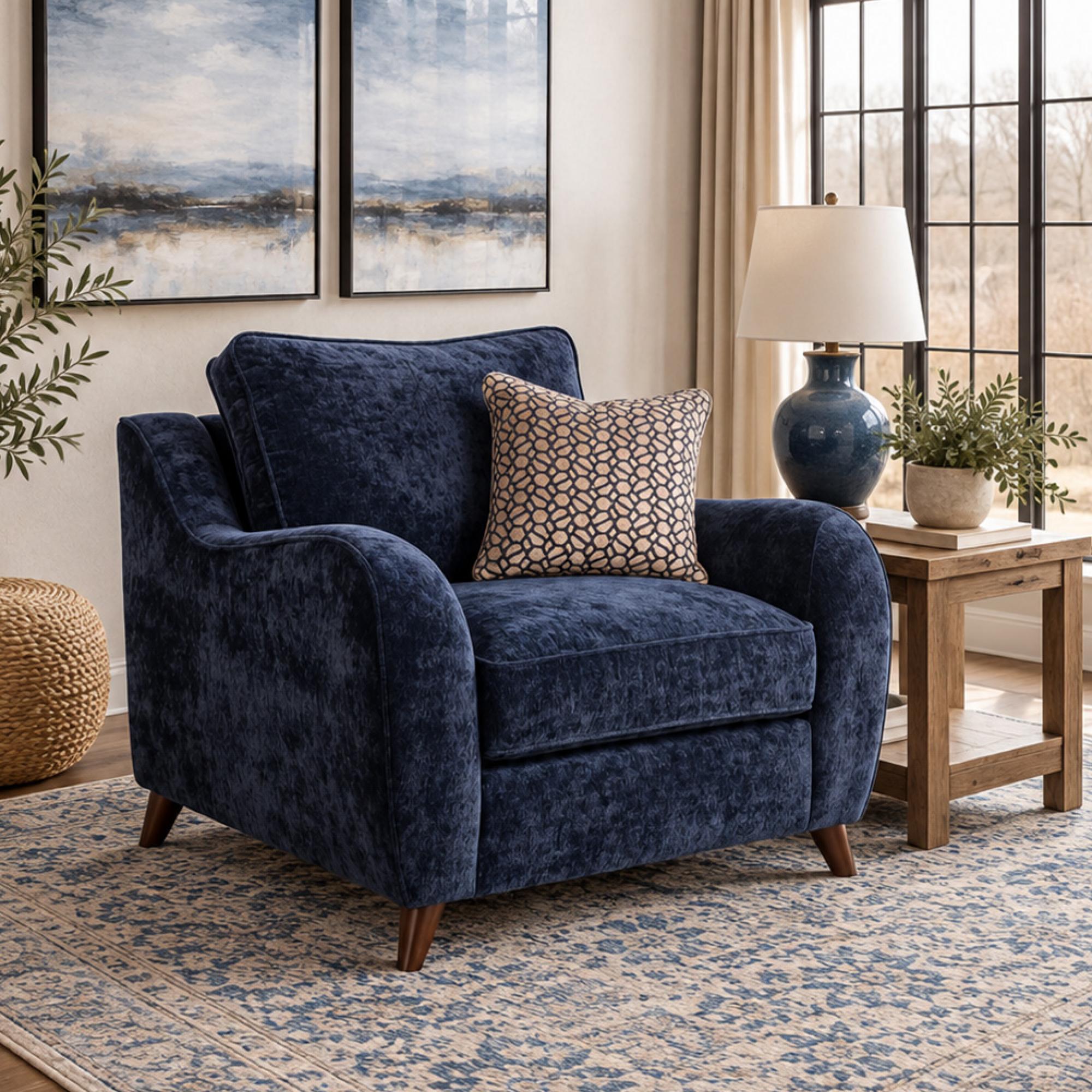 Buoyant Varley Fabric Armchair - Variation Available