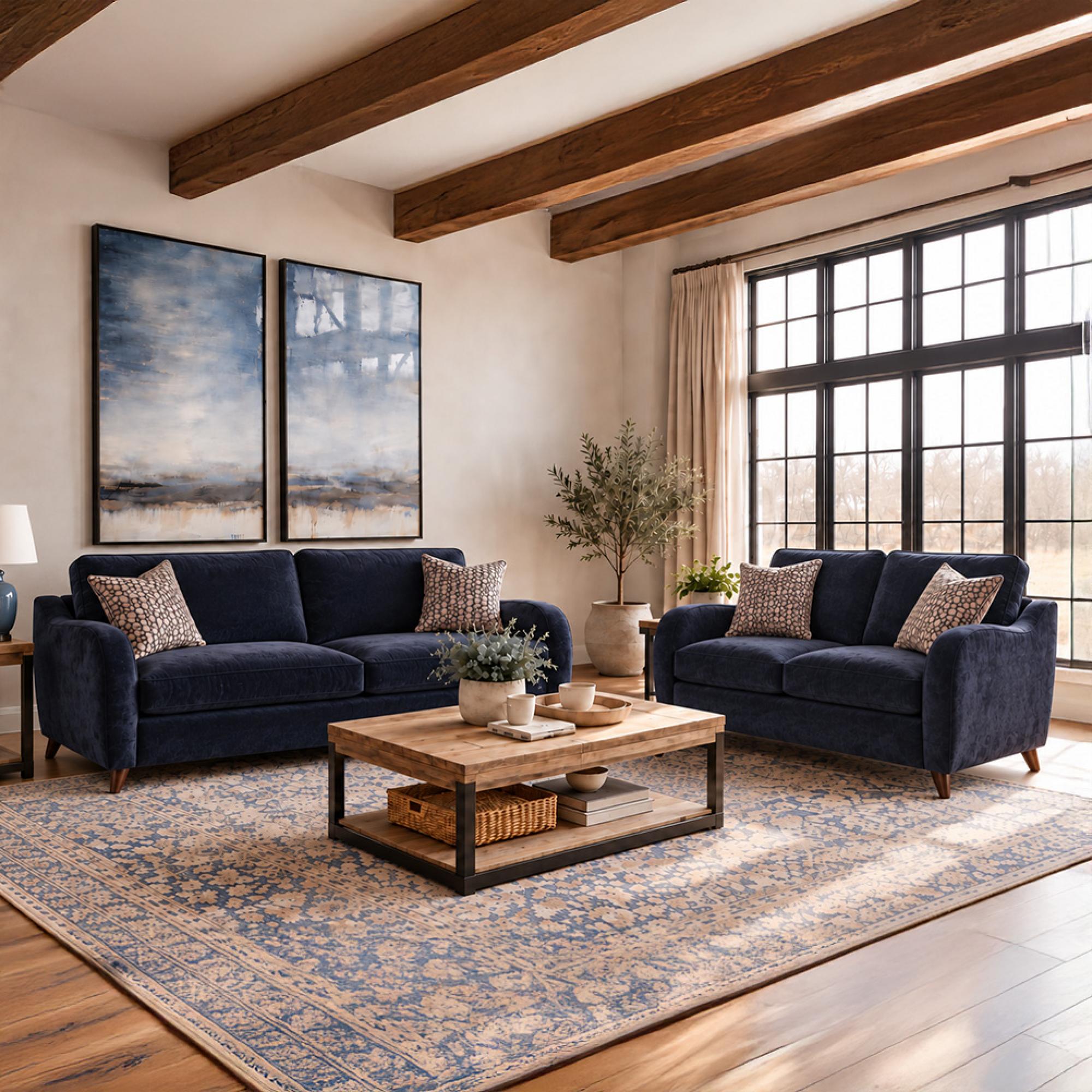 Buoyant Varley Fabric Sofa Set - 3+2 Seater - Variation Available