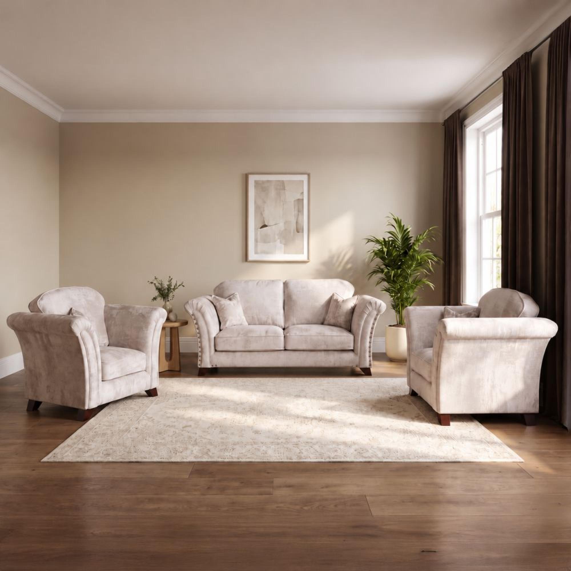 Buoyant Vesper Fabric Sofa Set - 2+1+1 Seater - Variation Available