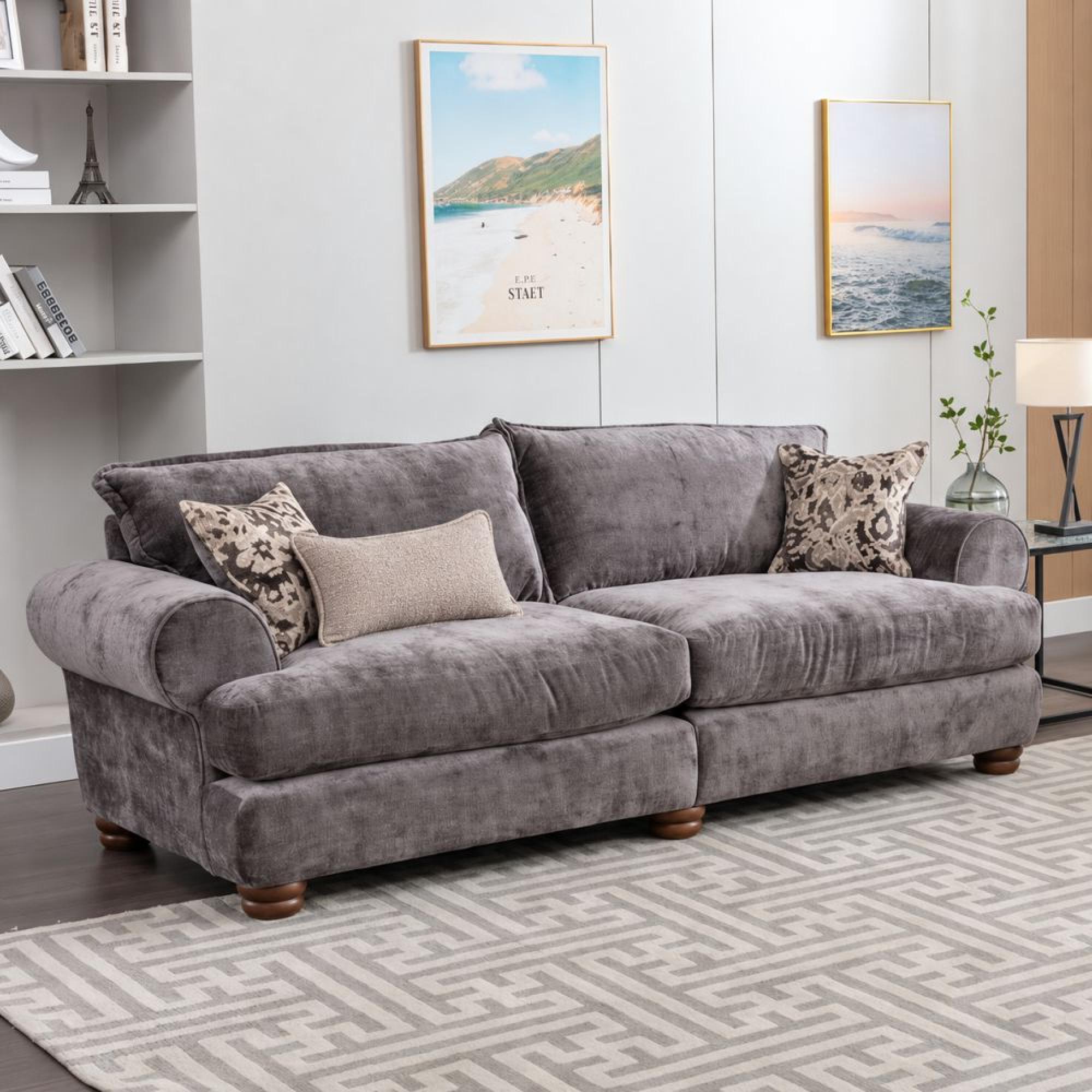 Buoyant Viscount Fabric Sofa - 4 Seater - Variation Available