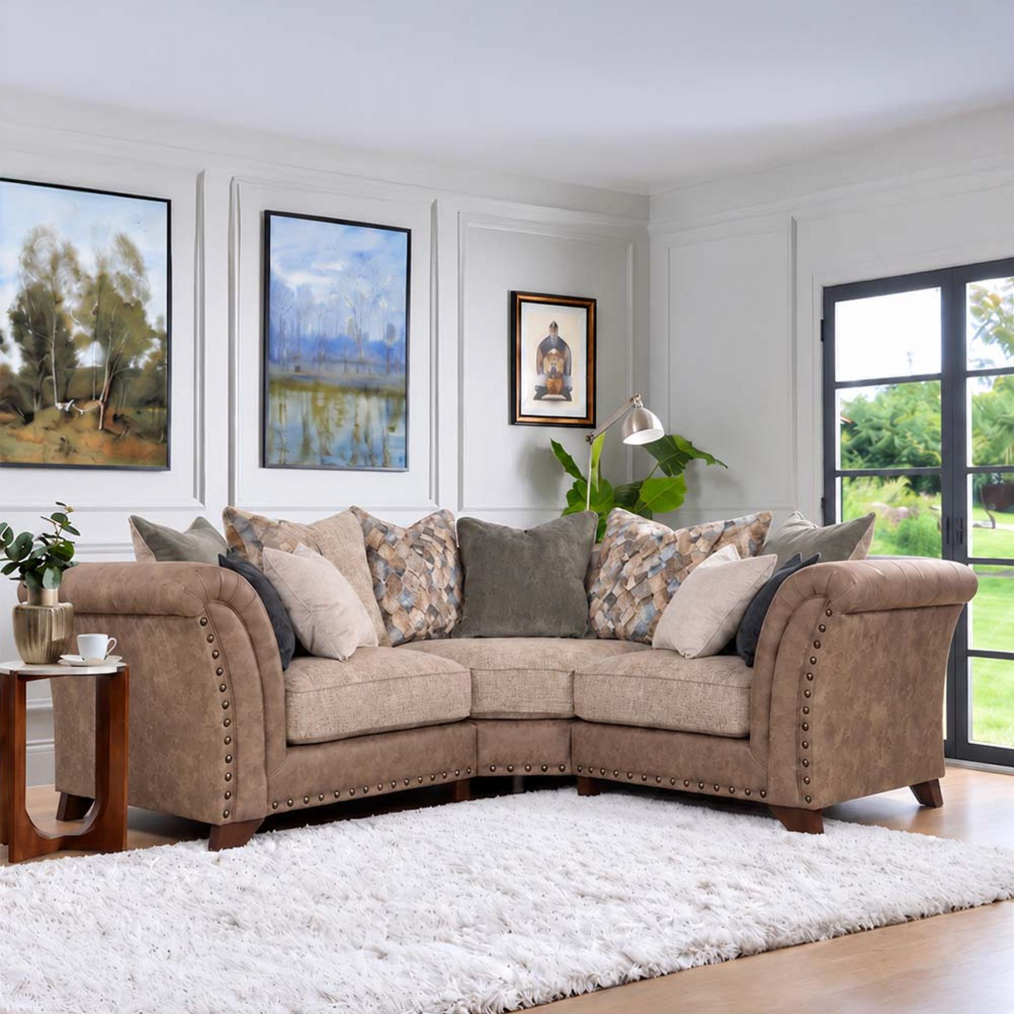 Buoyant Weston Fabric Corner Sofa - LH1/COR/RH1 - Variation Available