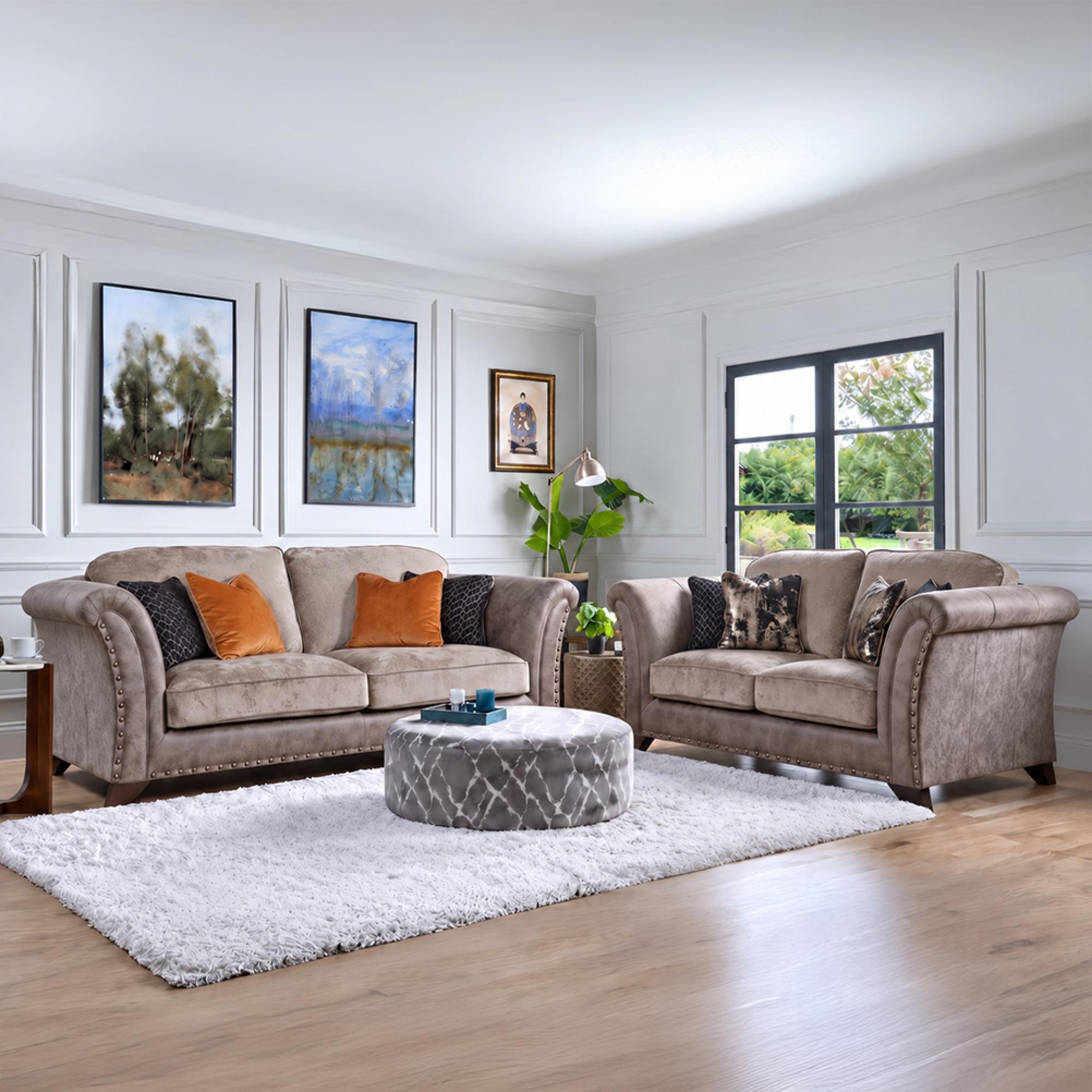 Buoyant Weston Fabric Sofa Set - 3+2 Seater - Variation Available