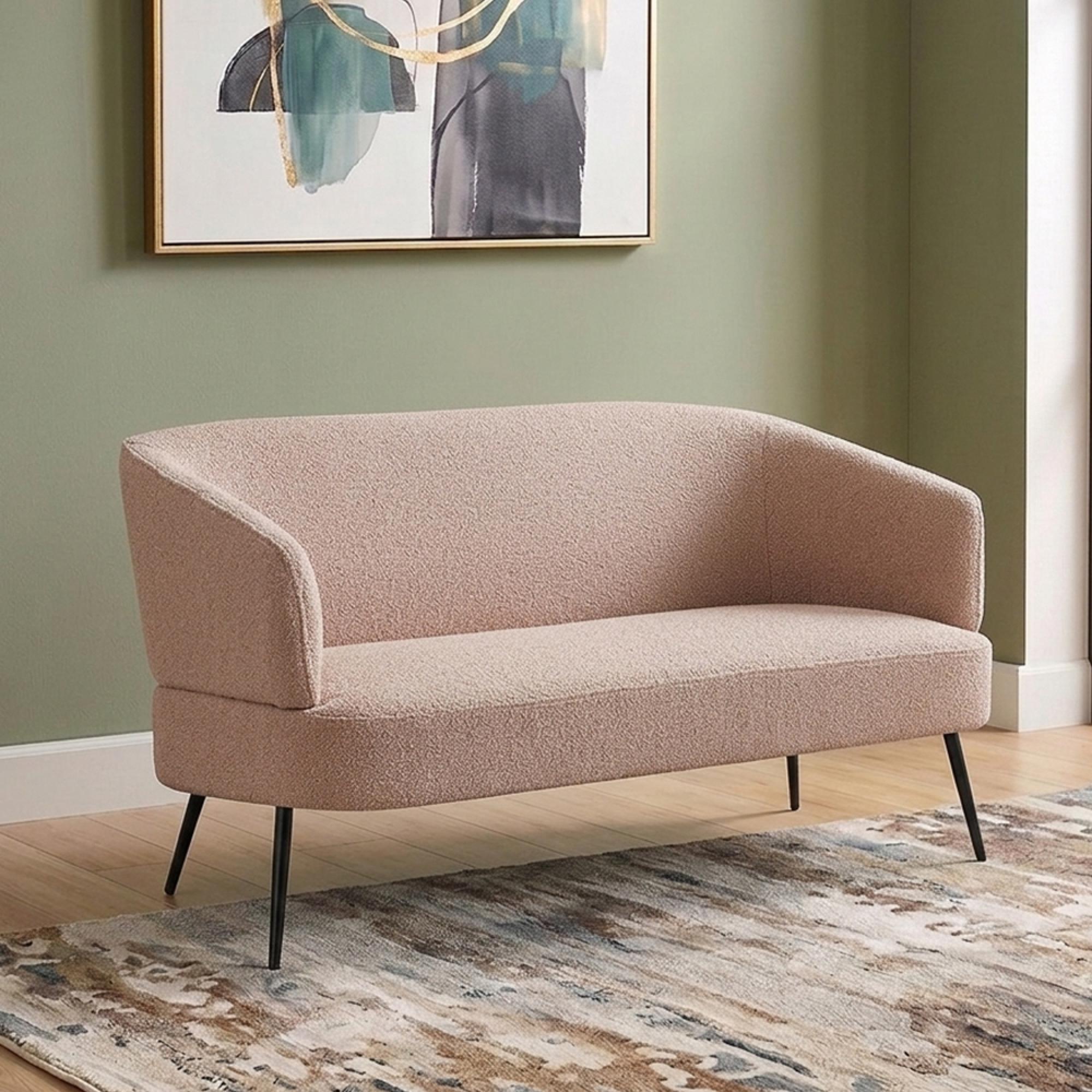 Coco Sofa - 2 Seater - Curved Back - Blossom - Fabric