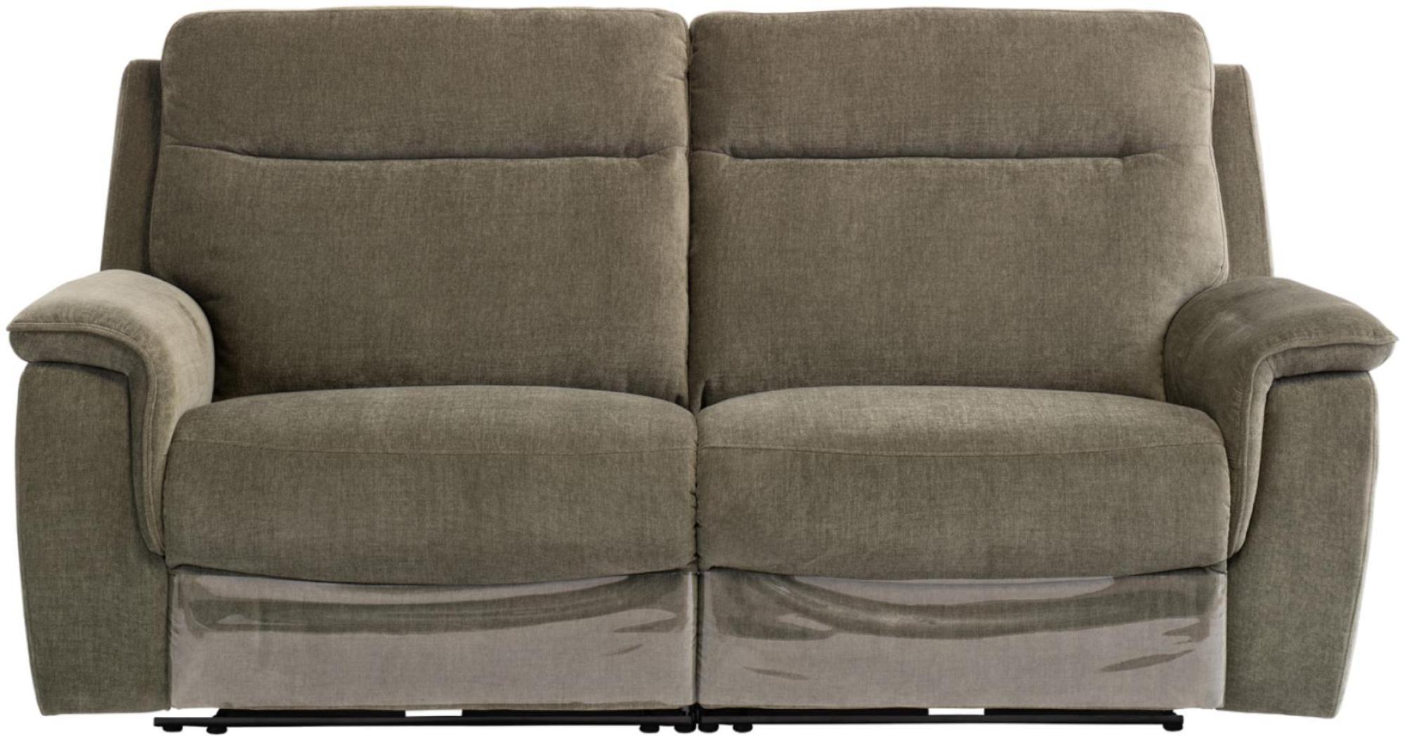 Havana Sofa - 3 Seater - Electric Recliner - Moss Green Fabric