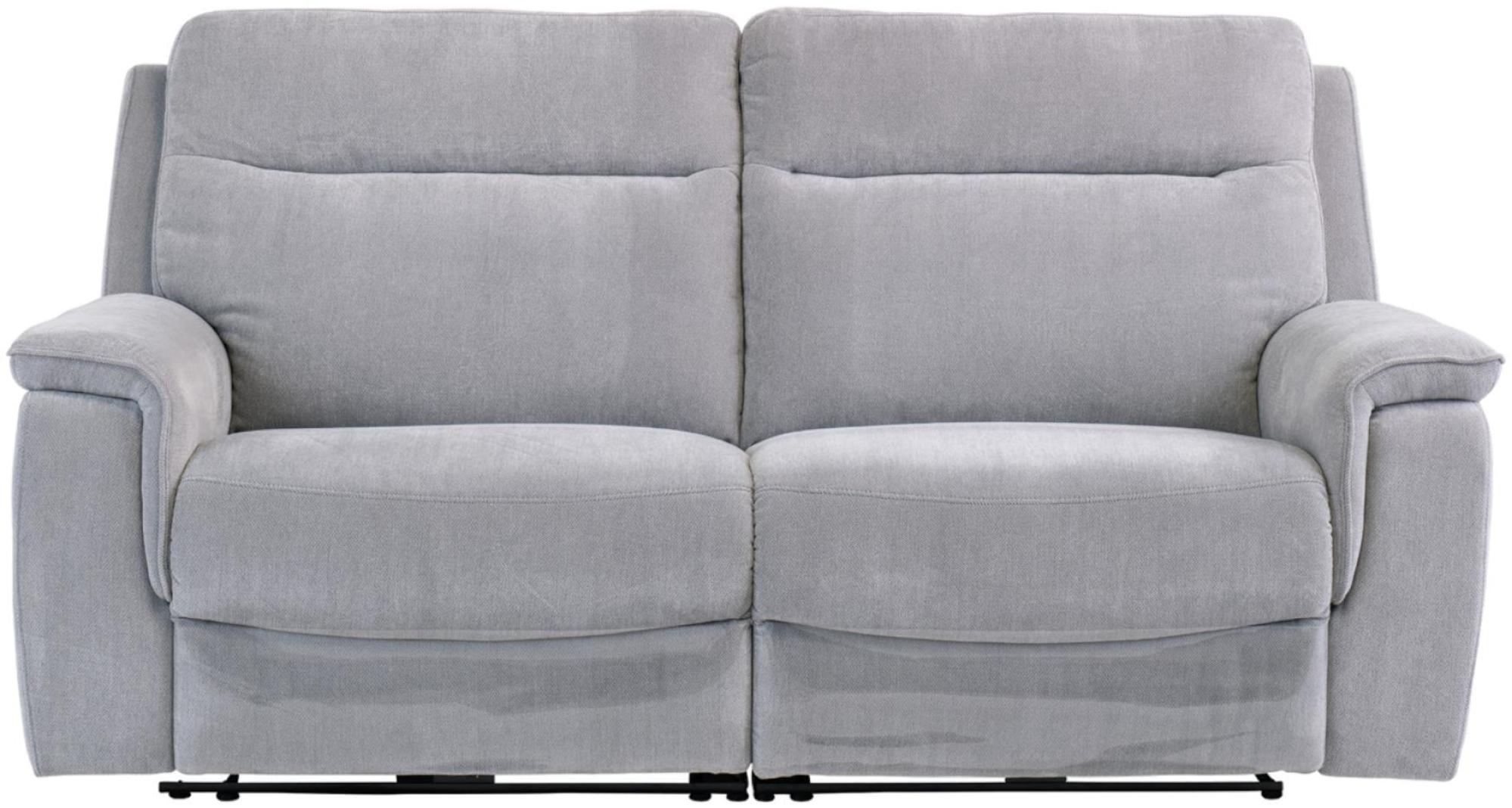Havana Sofa - 3 Seater - Electric Recliner - Silver Grey Fabric