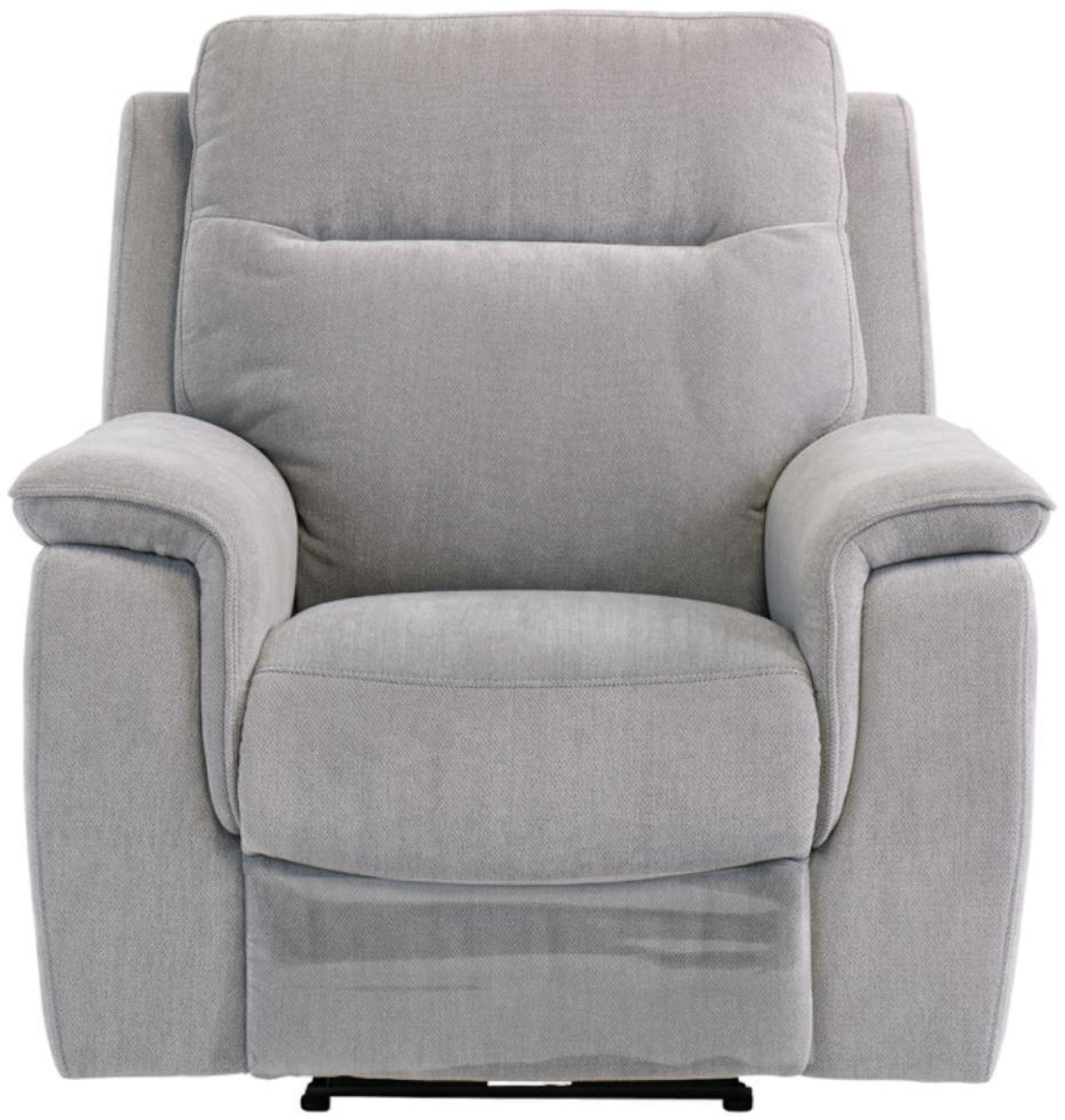 Havana Armchair - Electric Recliner - Silver Grey Fabric