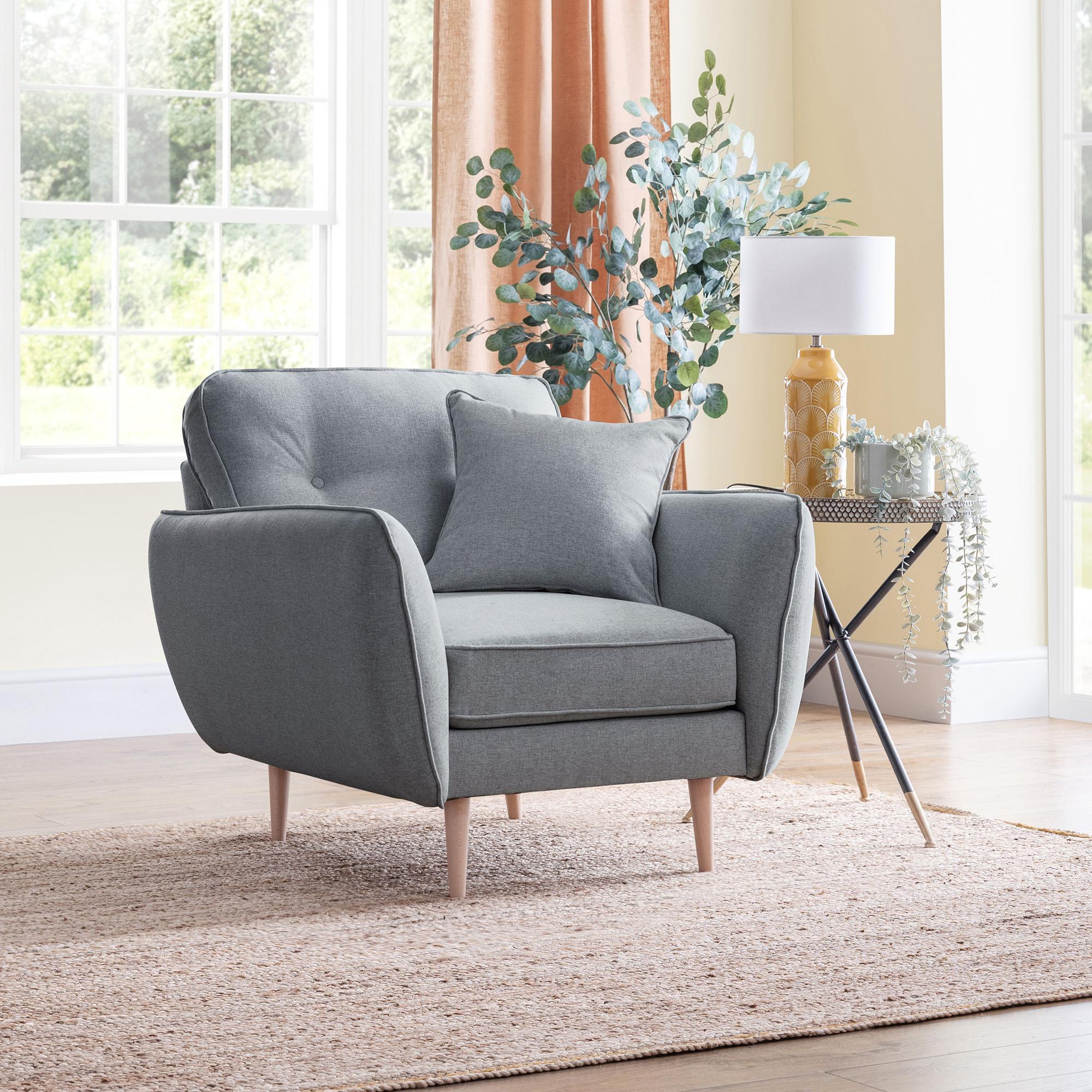 Kendal Armchair - Petrol Fabric