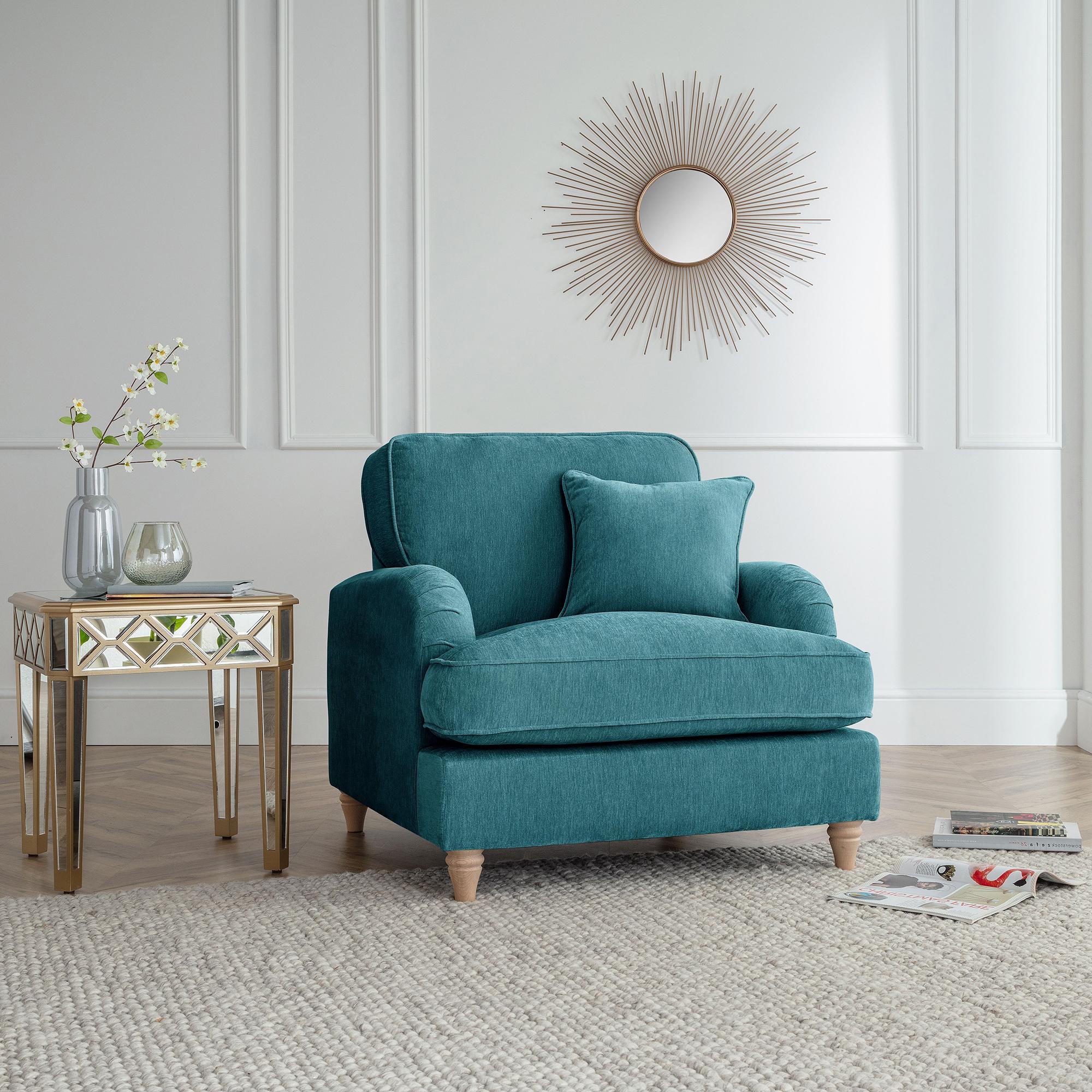 Manhattan Armchair - Emerald Fabric