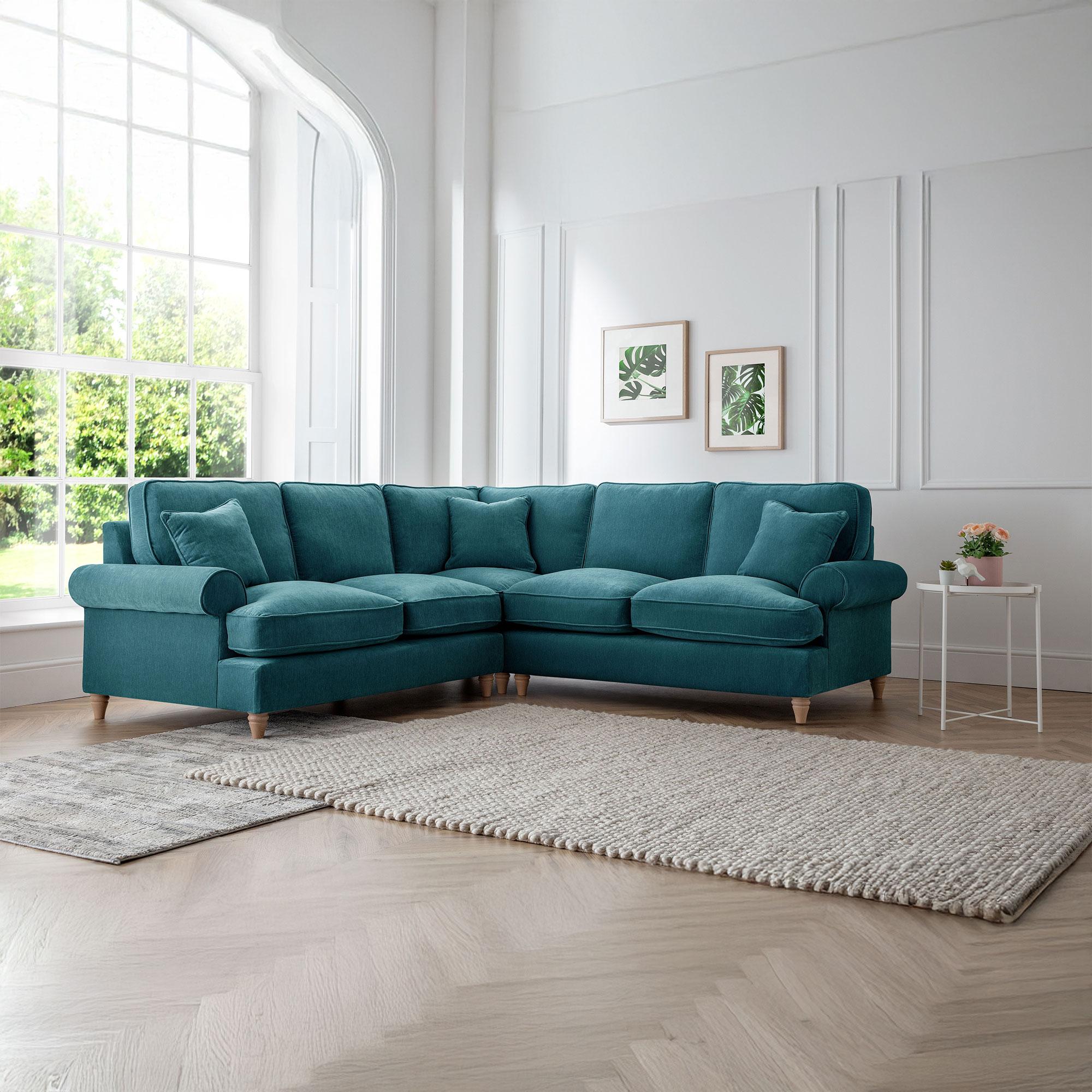 Marigot Corner Sofa - 2 Corner 2 - Emerald Fabric
