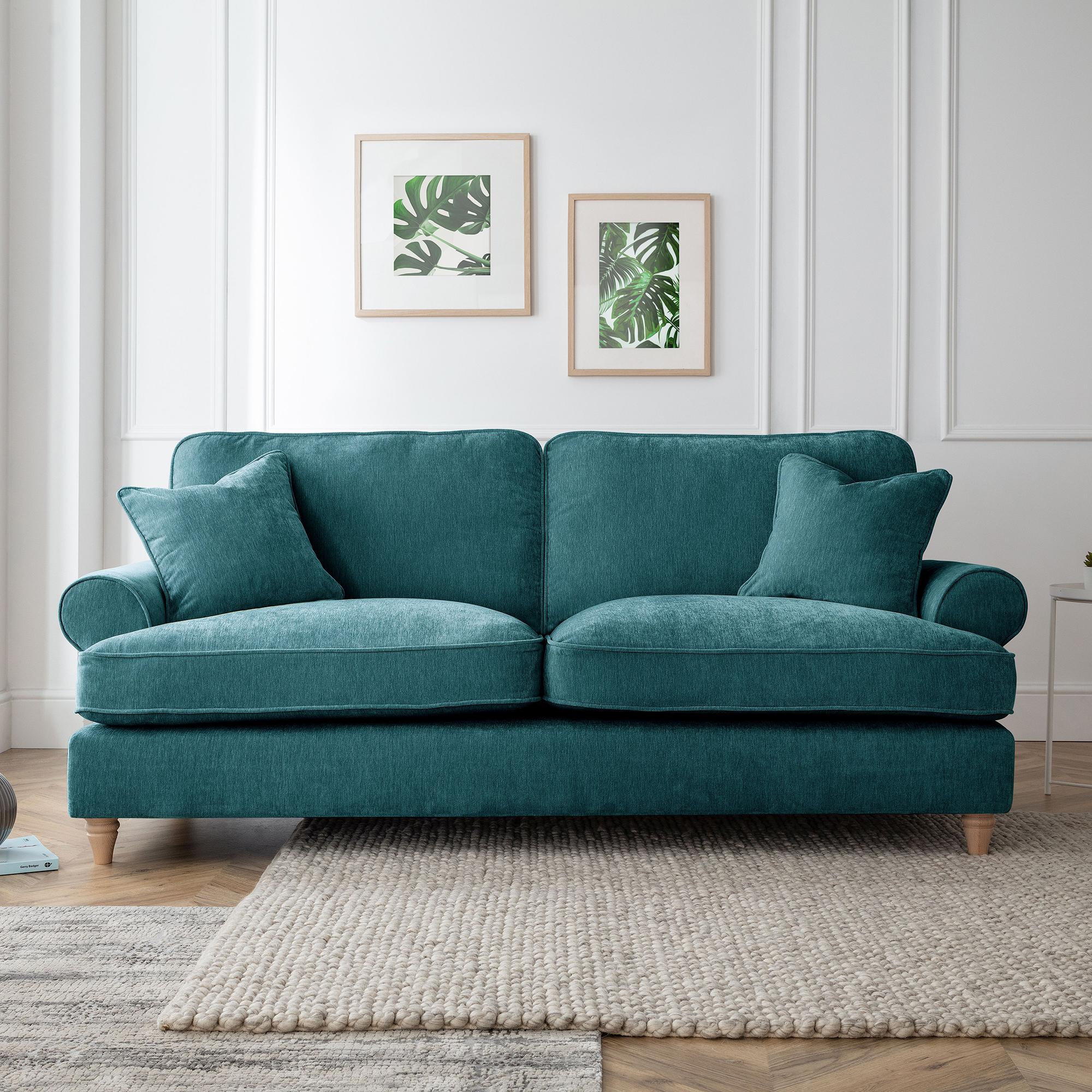 Marigot Sofa - 3 Seater - Emerald Fabric