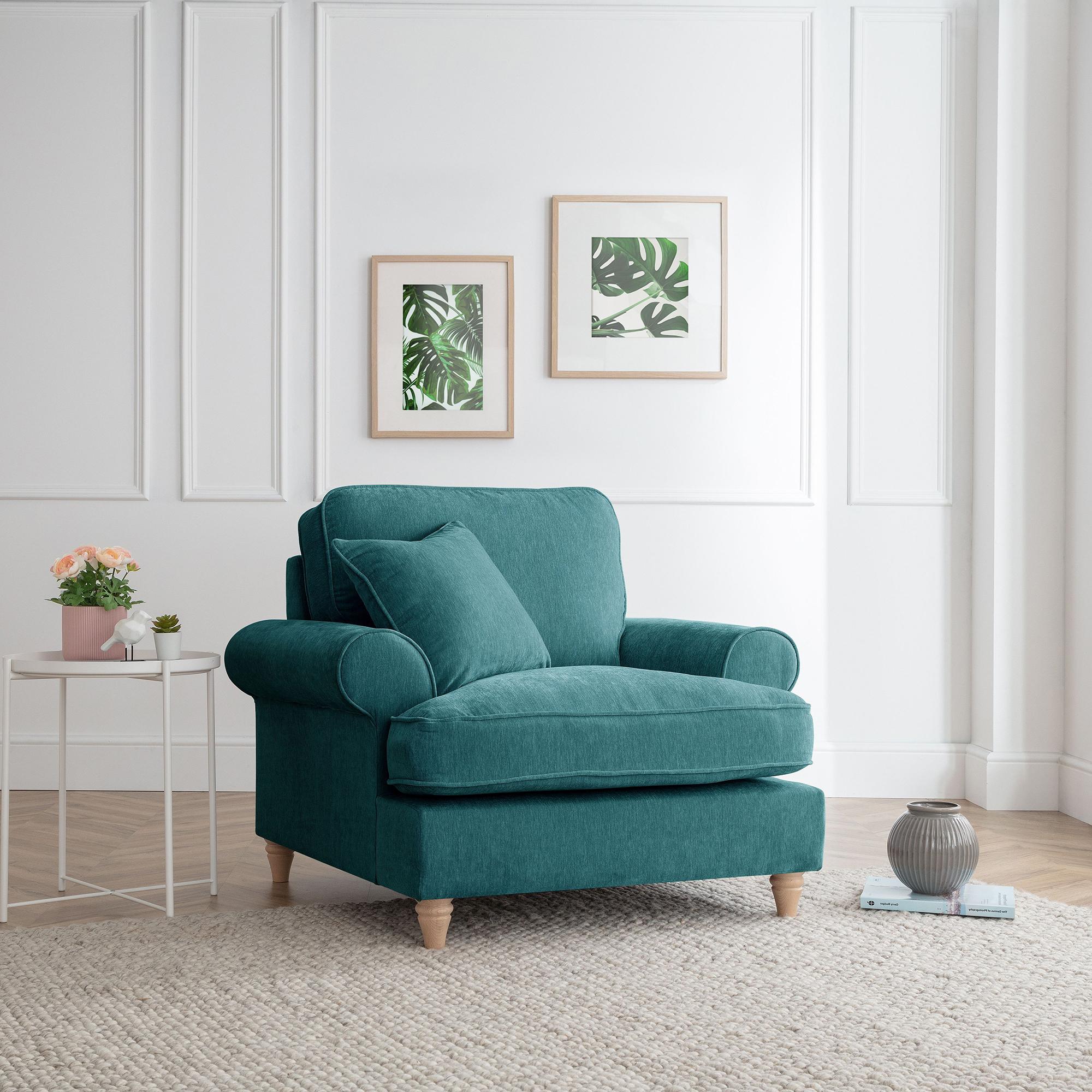 Marigot Armchair - Emerald Fabric