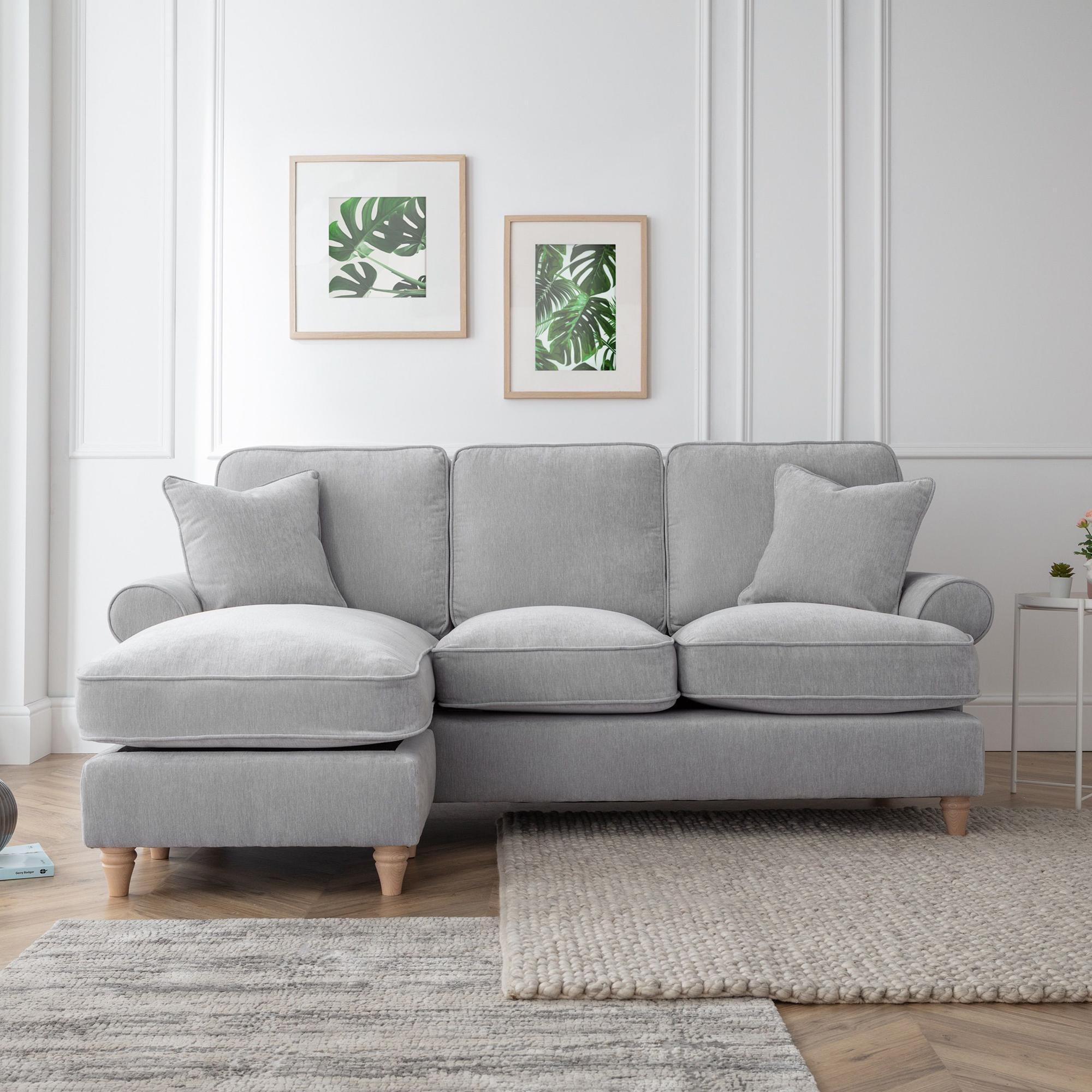 Marigot Corner Sofa - Chaise - LHF - Ice Fabric