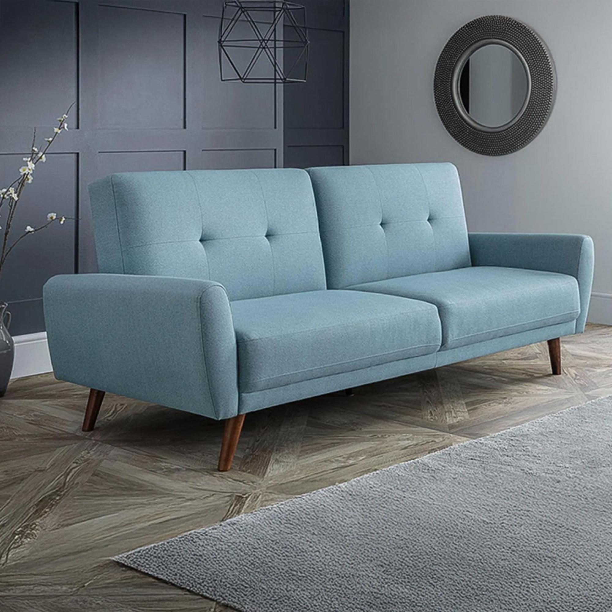 Monza Sofabed - Blue Fabric