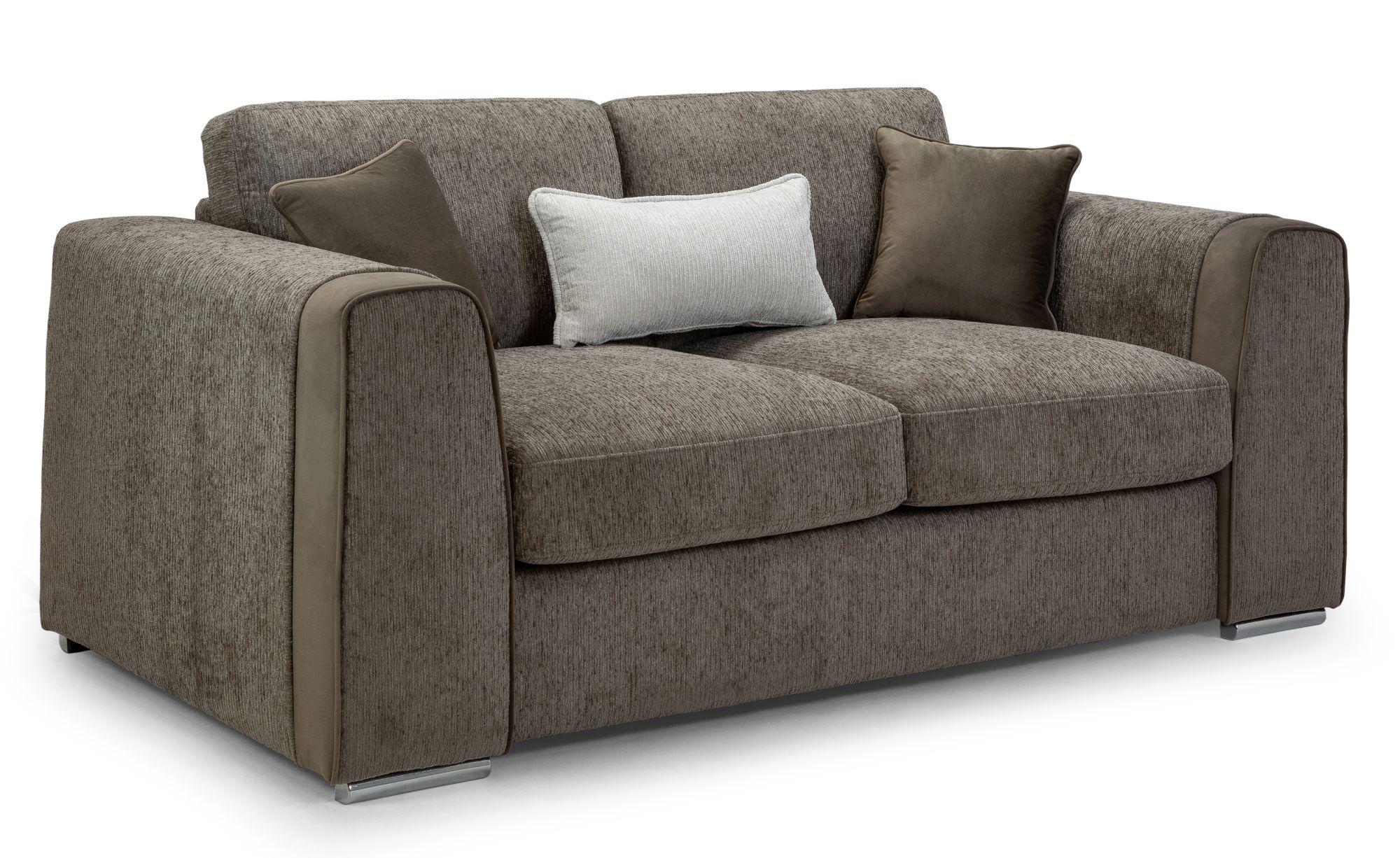 Naples Sofa - Mocha Fabric - 2 Seater