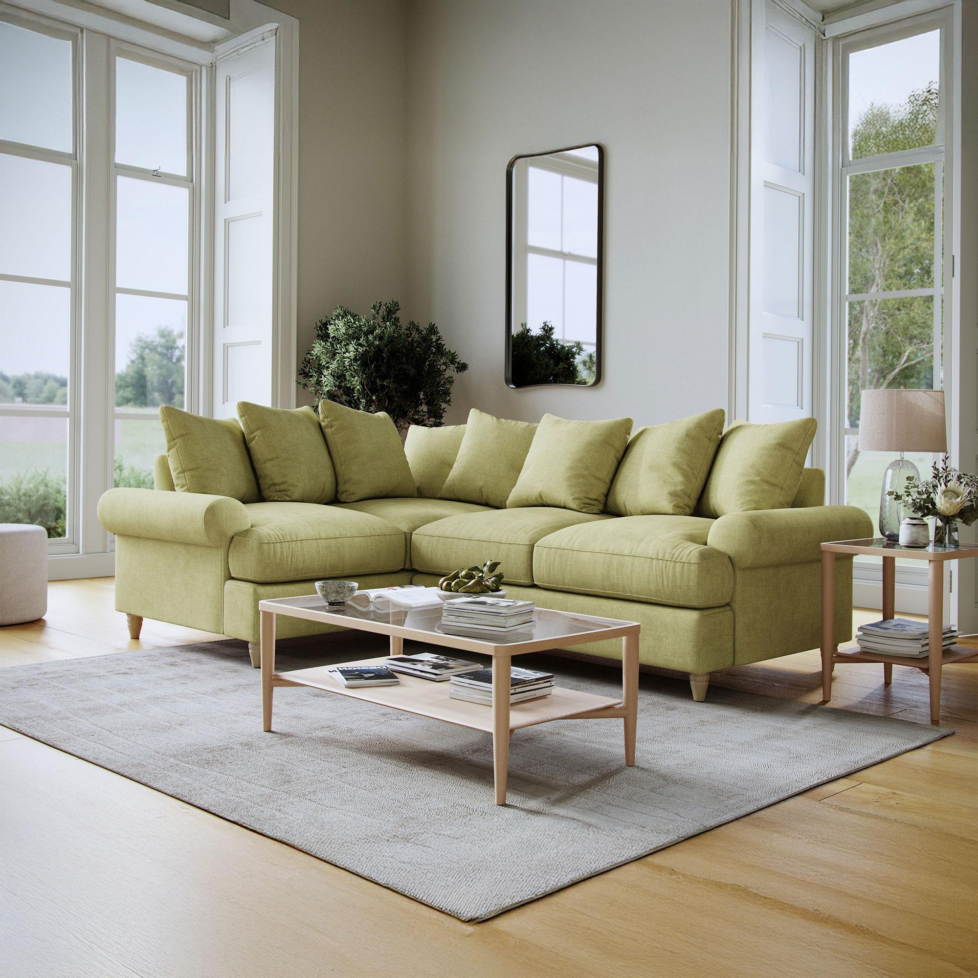 Narva Corner Sofa - 1 Corner 2 - Sage Fabric