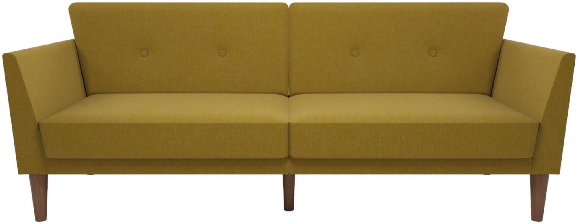 Novogratz Regal Futon Sofa Bed - Mustard Linen - 2180329NUK