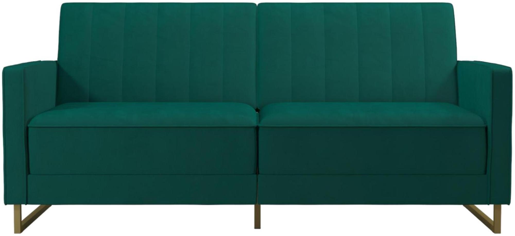 Novogratz Skylar Sofa Bed - Green Velvet - 2358979NUK