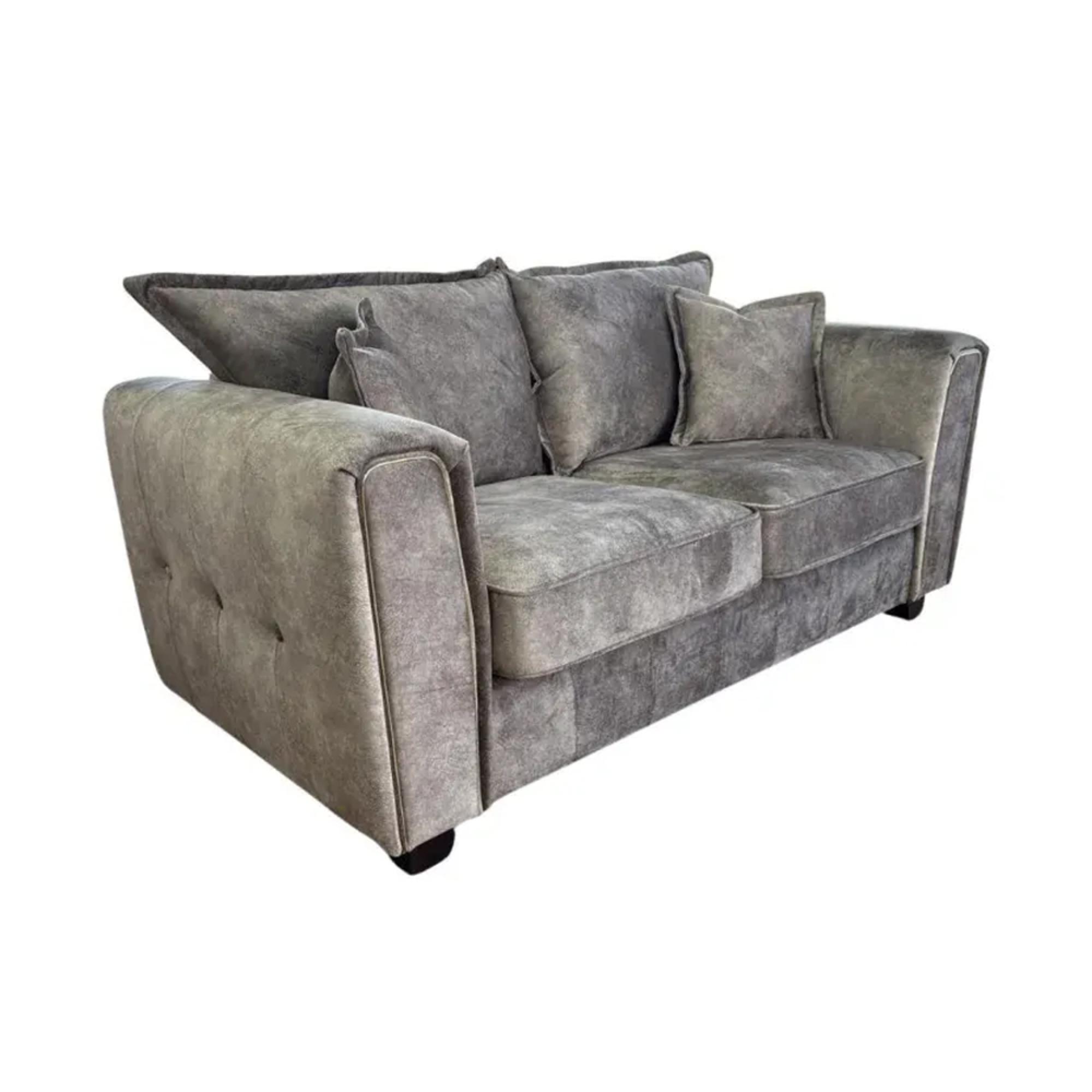 Serena Sofa - Mocha Brown Fabric - 2 Seater
