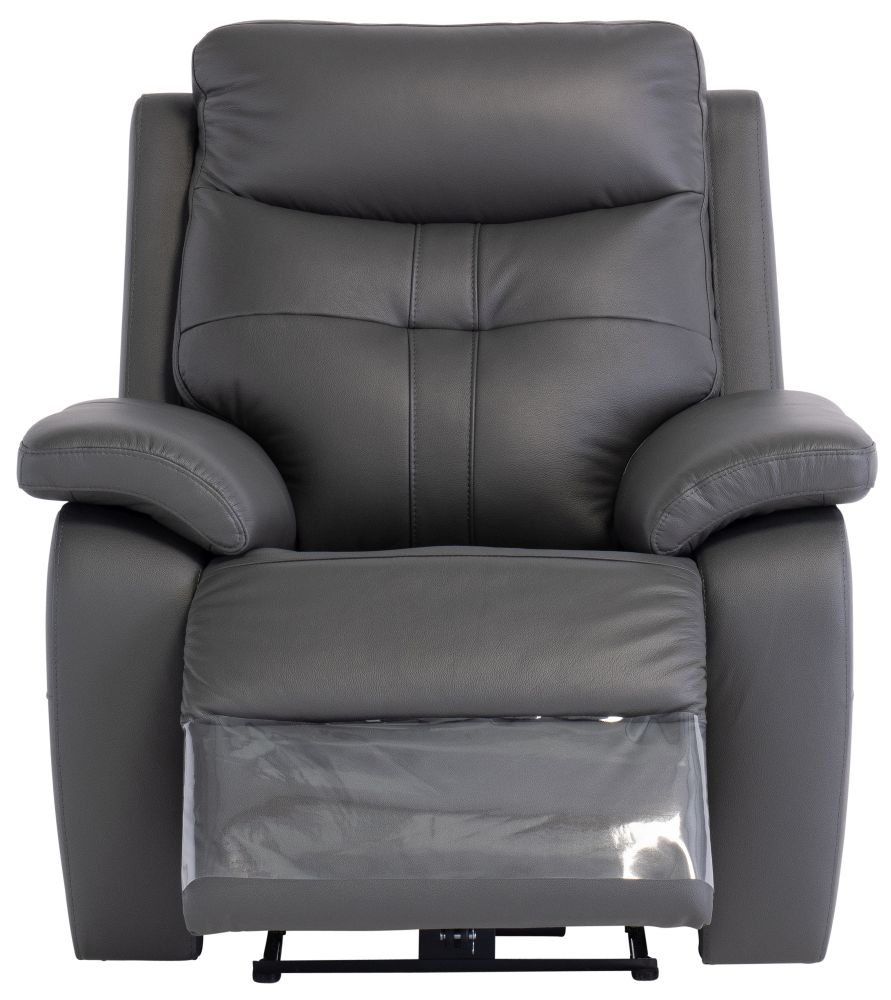 Sophia Armchair - Electric Recliner - Charcoal Leather