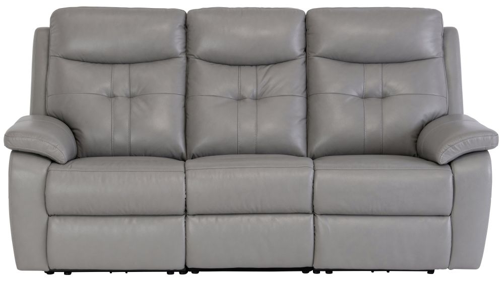 Sophia Sofa - 3 Seater - Electric Recliner - Grey Leather