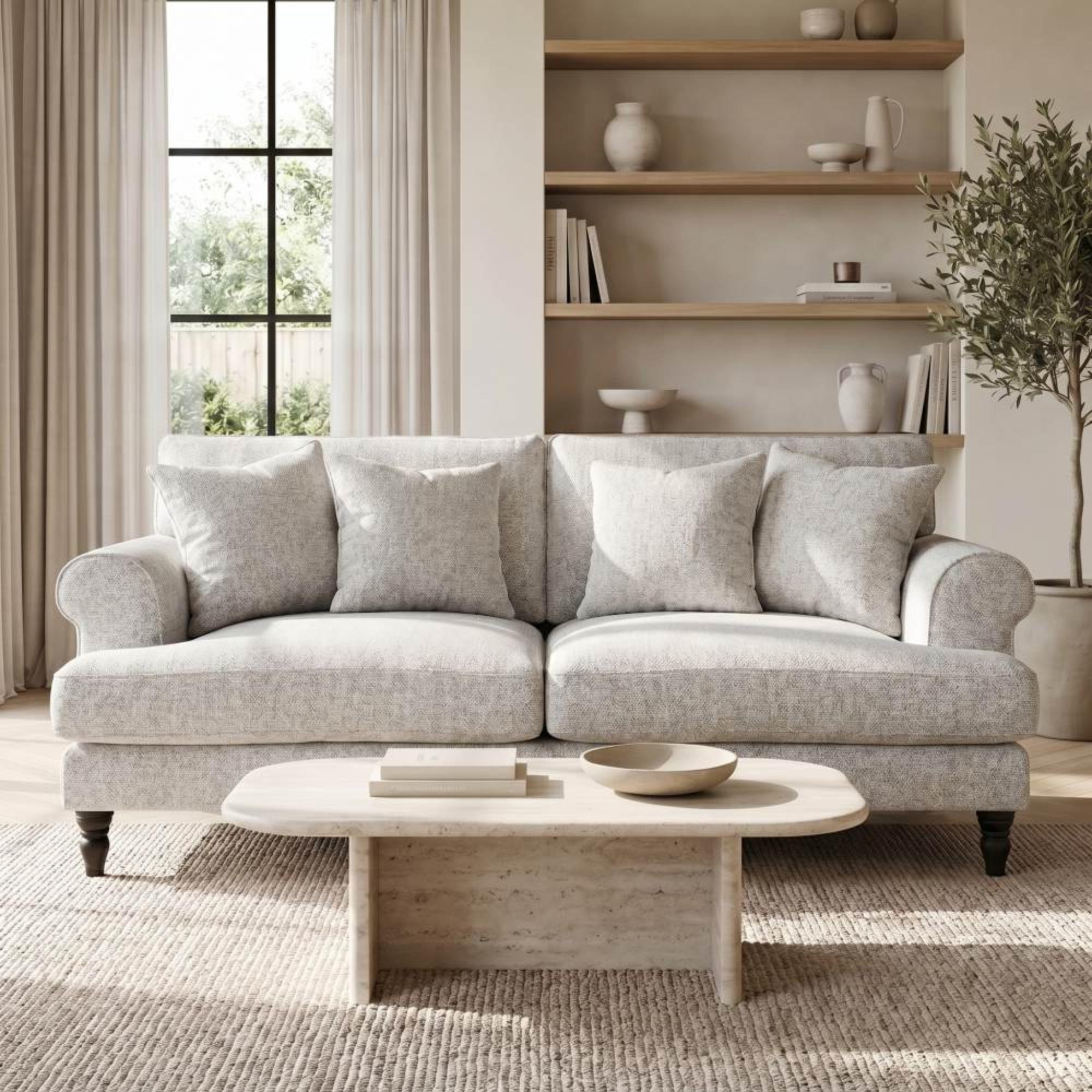 Summer Sofa - Beige Fabric - 2 Seater