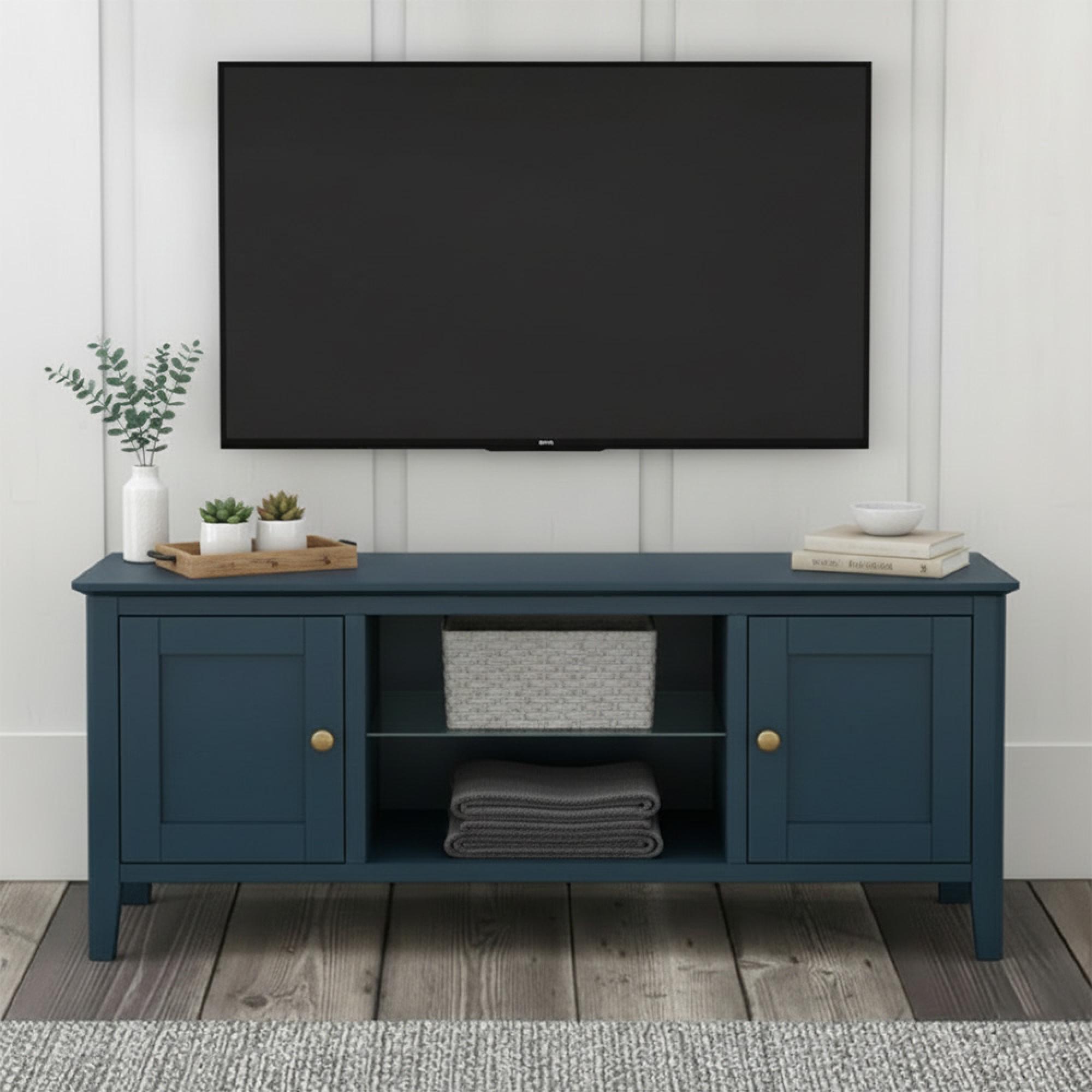 Harrogate TV Unit - 2 Door - Blue
