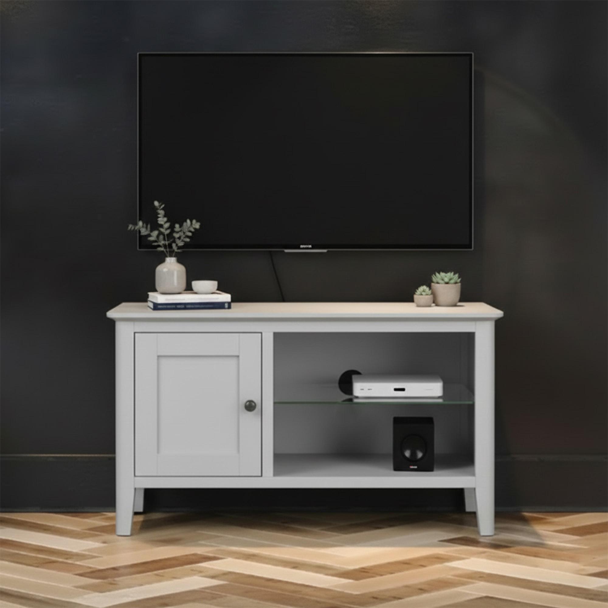 Stowe TV Unit - 1 Door - Grey