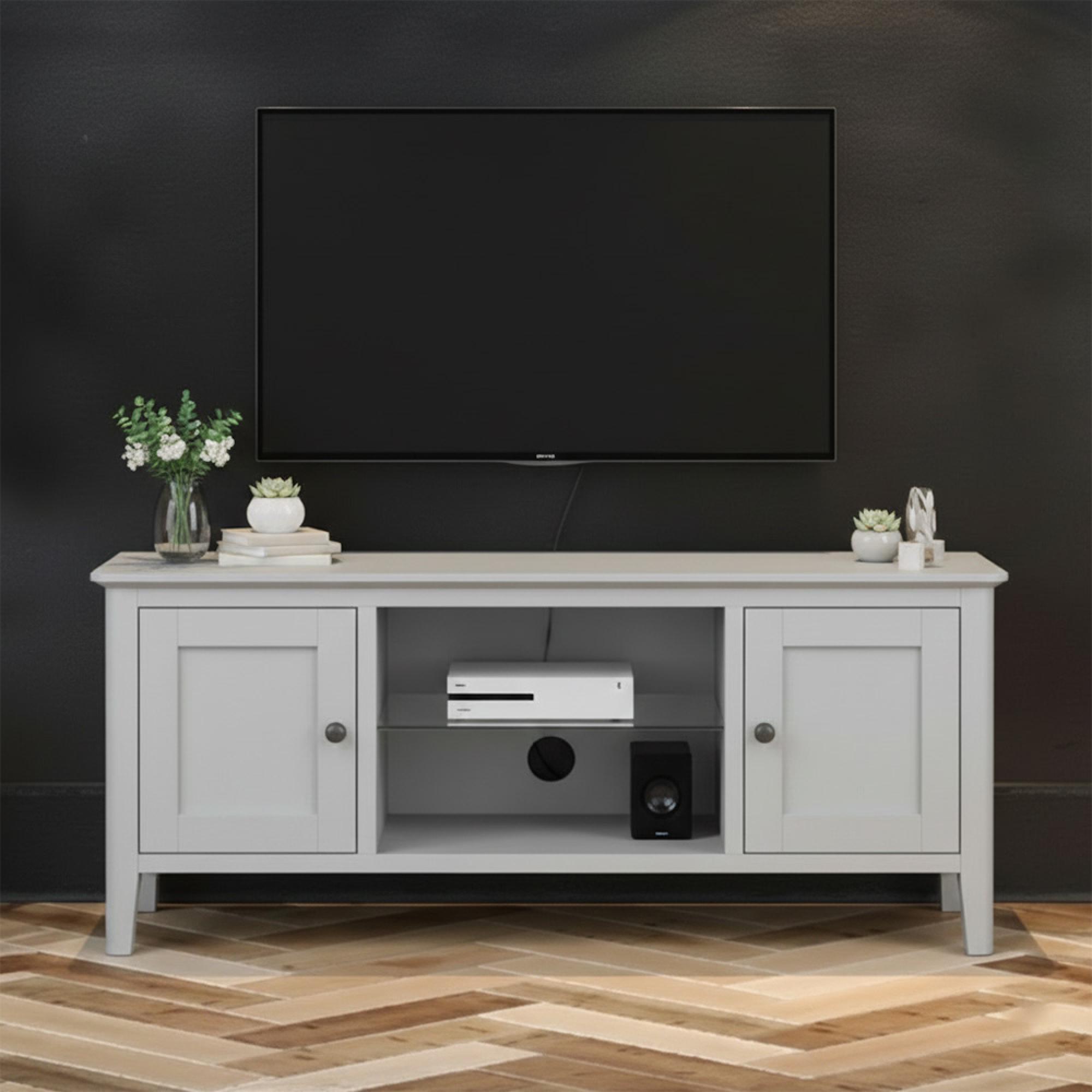Stowe TV Unit - 2 Door - Grey