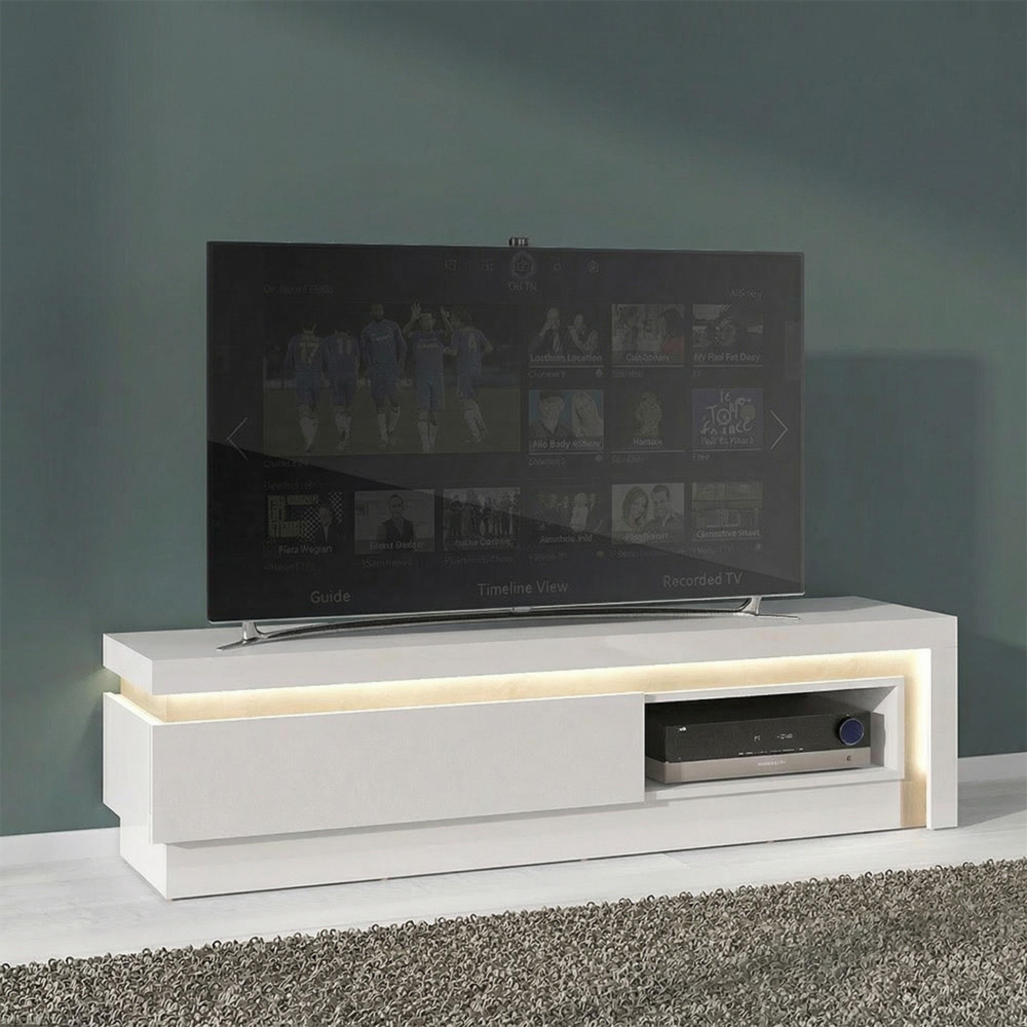 Lyon TV Unit - 1 Drawer - 130cm - Oak