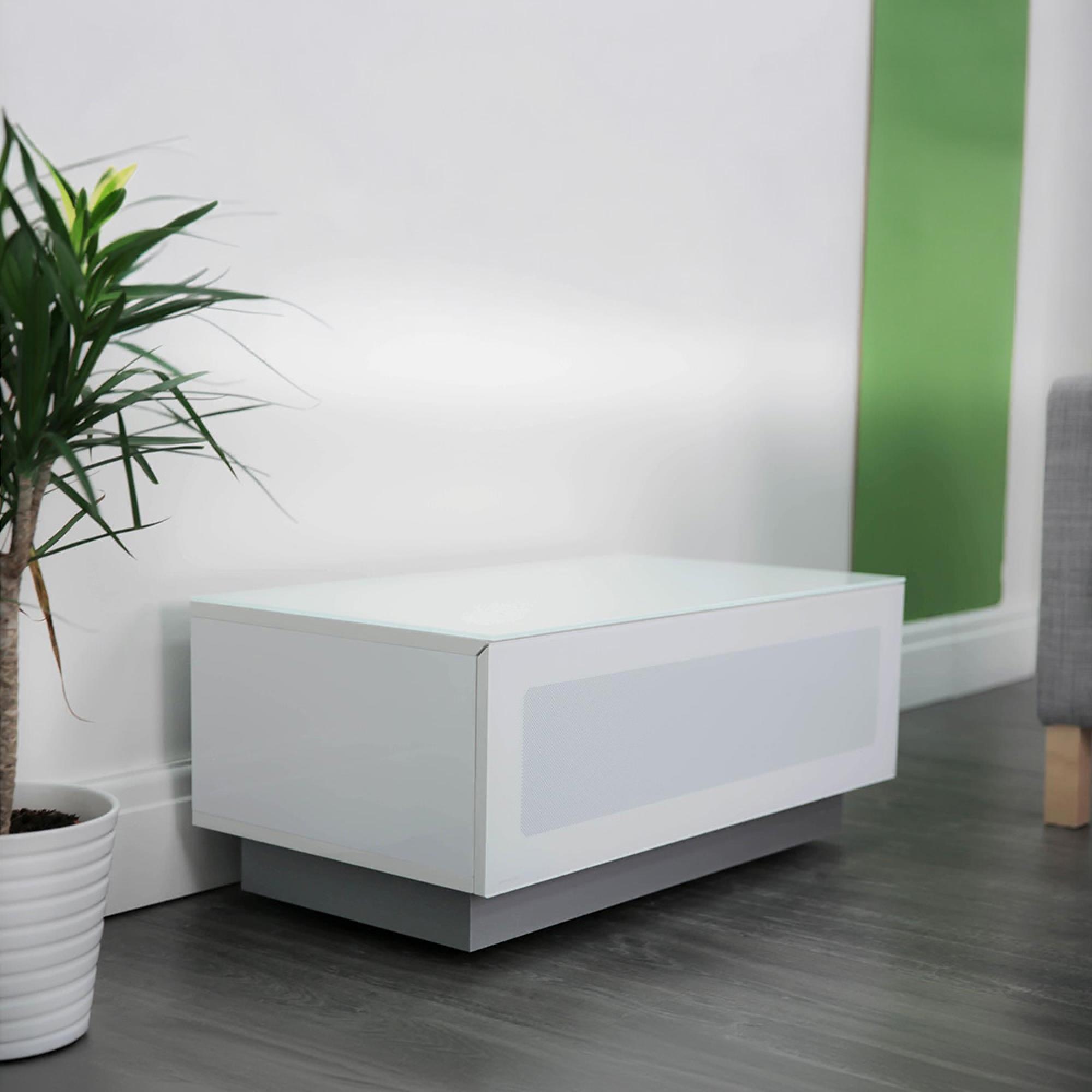 Element TV Stand - Gloss White - 85cm - EMTMOD850-WHI