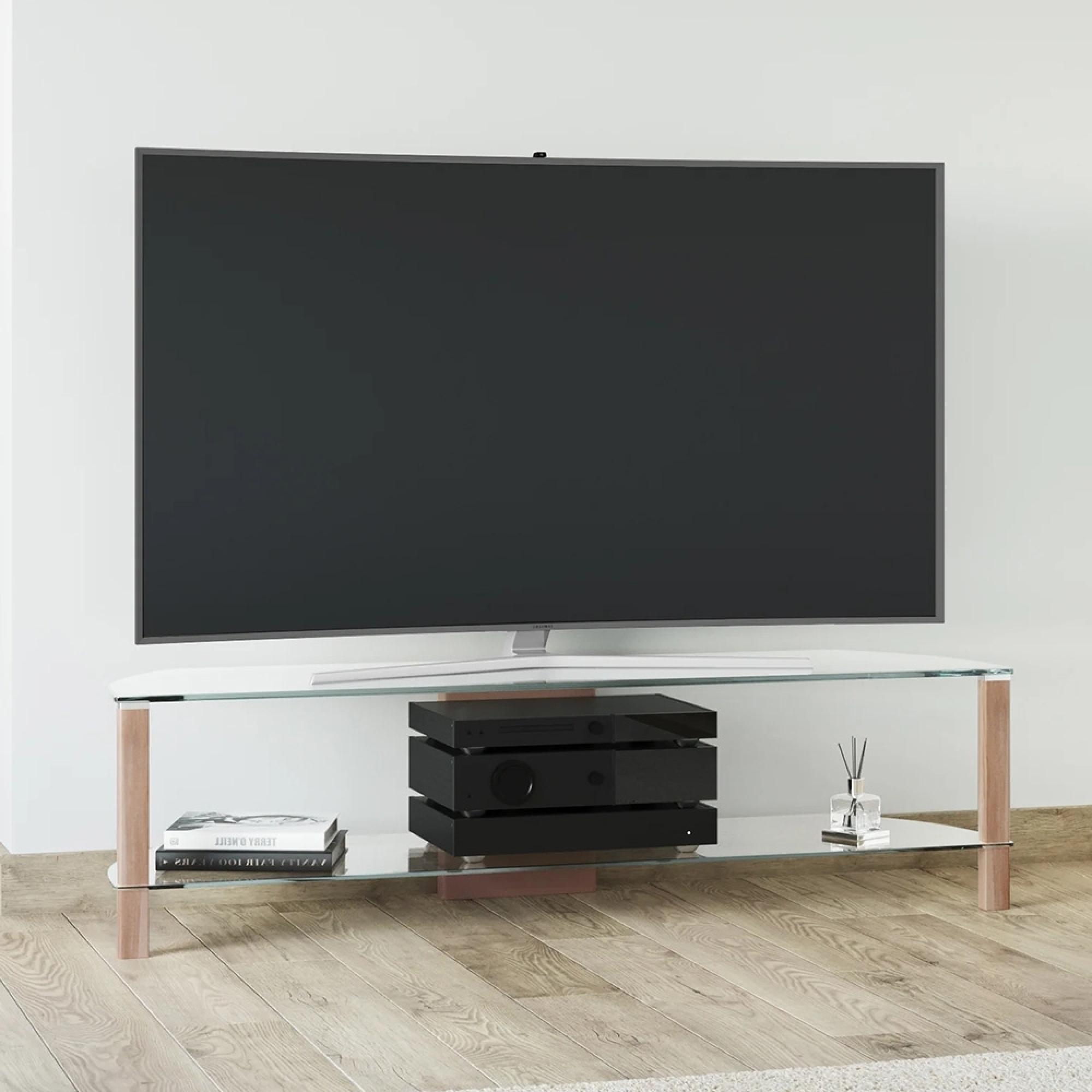 Century TV Stand - Clear Glass - 150cm - ADCE1500-LO