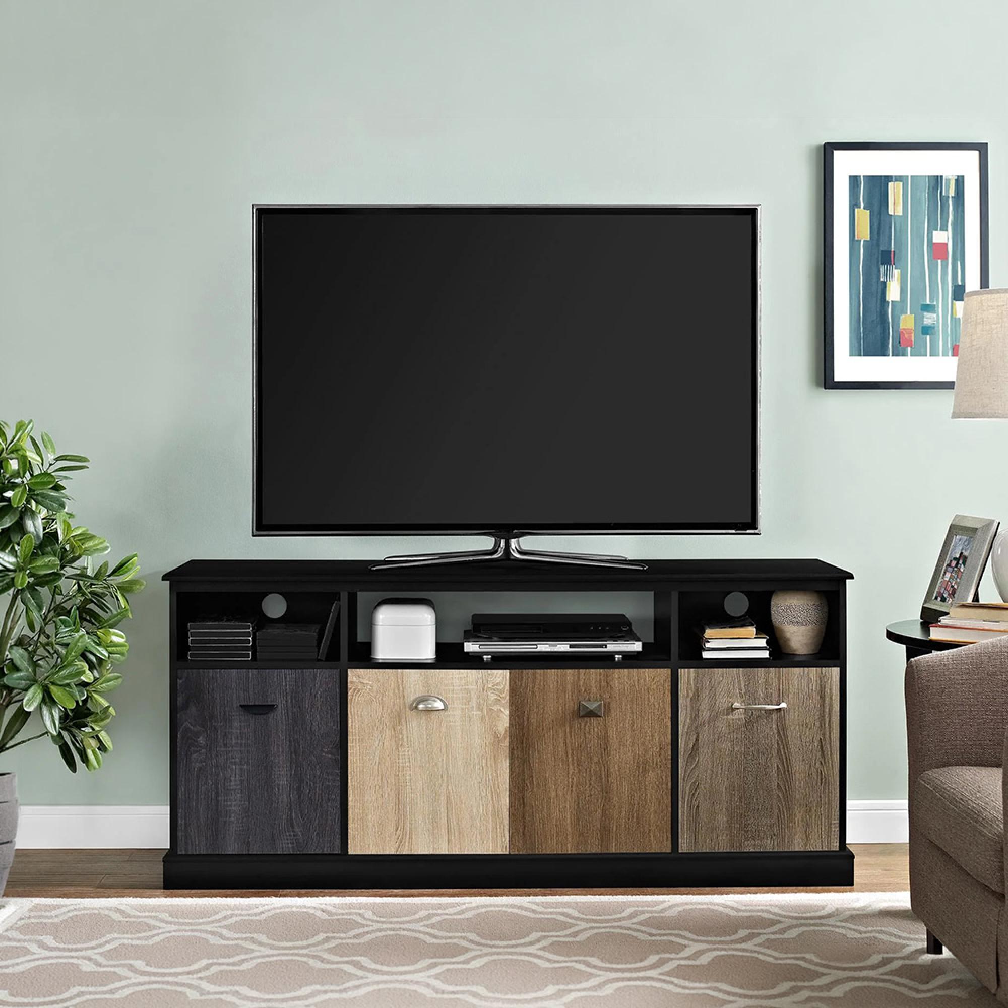 Mercer TV Console - Black - 1769196PCOMUK
