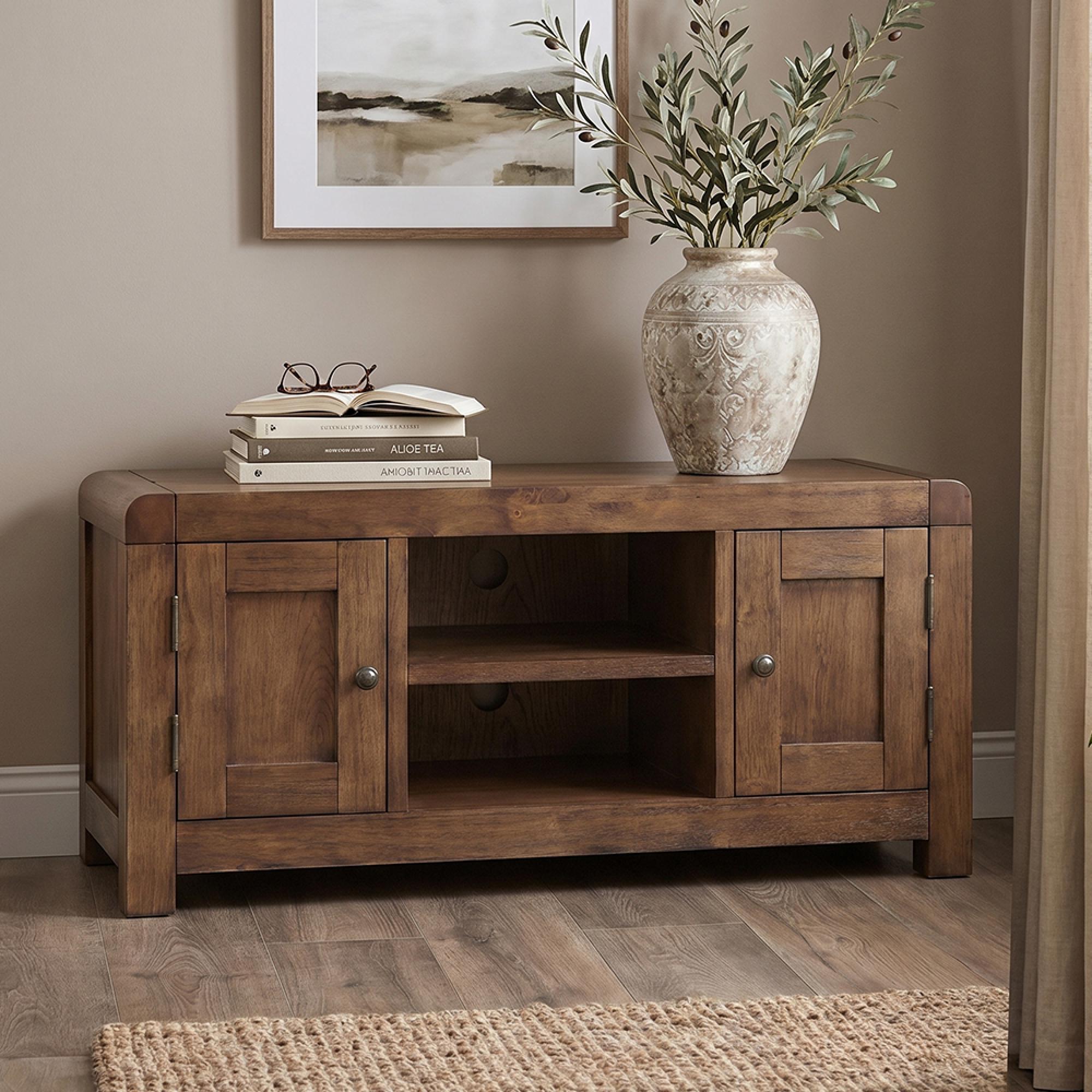 Oakridge TV Unit - 2 Door - Large - Dark Oak