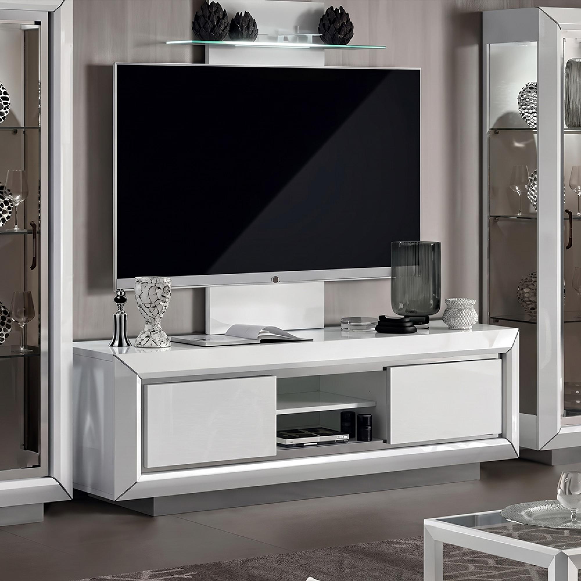 Elite Italian Bianco Antico 2 Door TV Unit