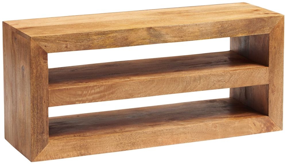 Ajmer TV Unit - 107cm - Light Mango Wood